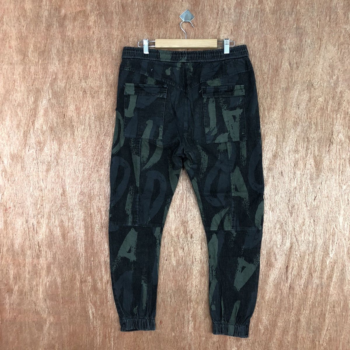 Japanese Brand Japan Art spell out jogger streetwear Cargo Pants #c891 Size US 33 - 5 Thumbnail