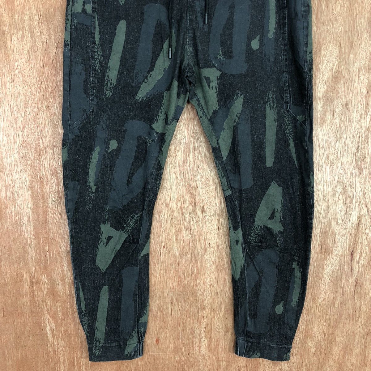 Japanese Brand Japan Art spell out jogger streetwear Cargo Pants #c891 Size US 33 - 3 Thumbnail