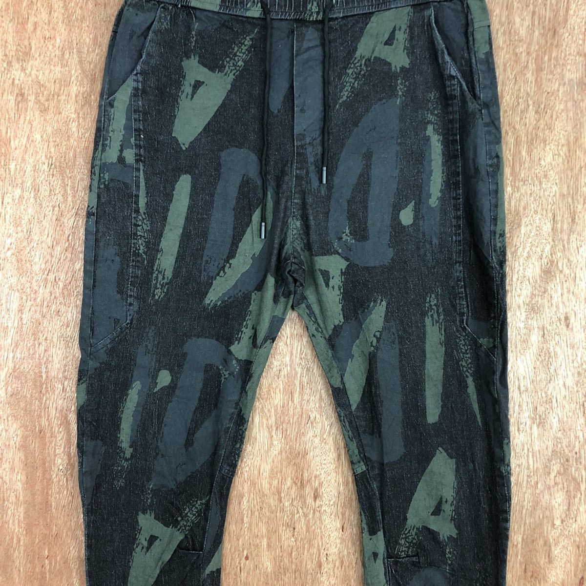 Japanese Brand Japan Art spell out jogger streetwear Cargo Pants #c891 Size US 33 - 4 Thumbnail