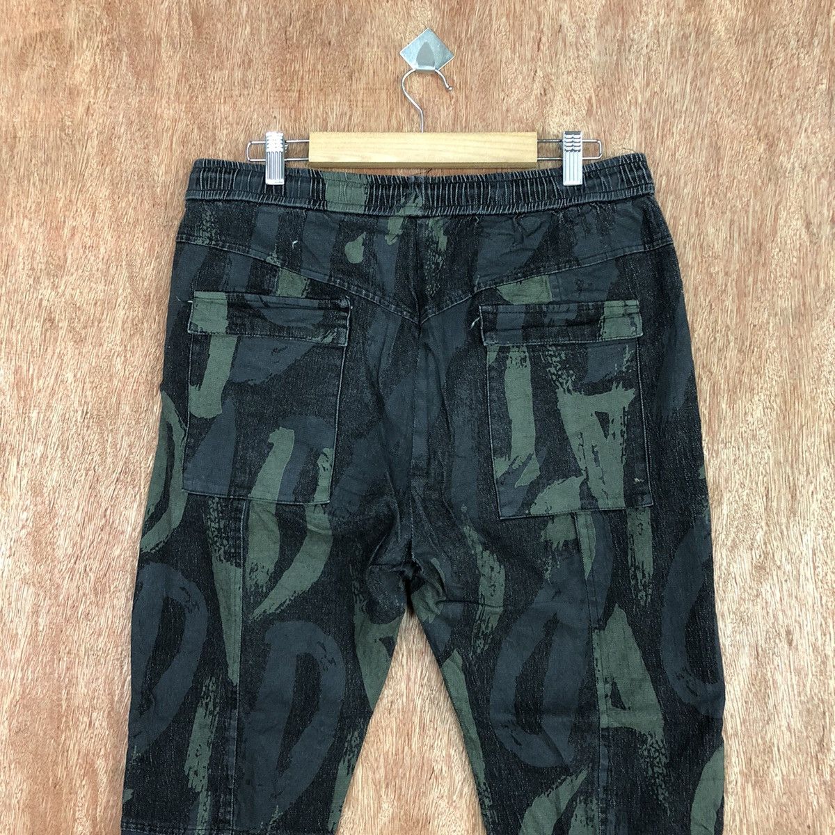 Japanese Brand Japan Art spell out jogger streetwear Cargo Pants #c891 Size US 33 - 6 Thumbnail