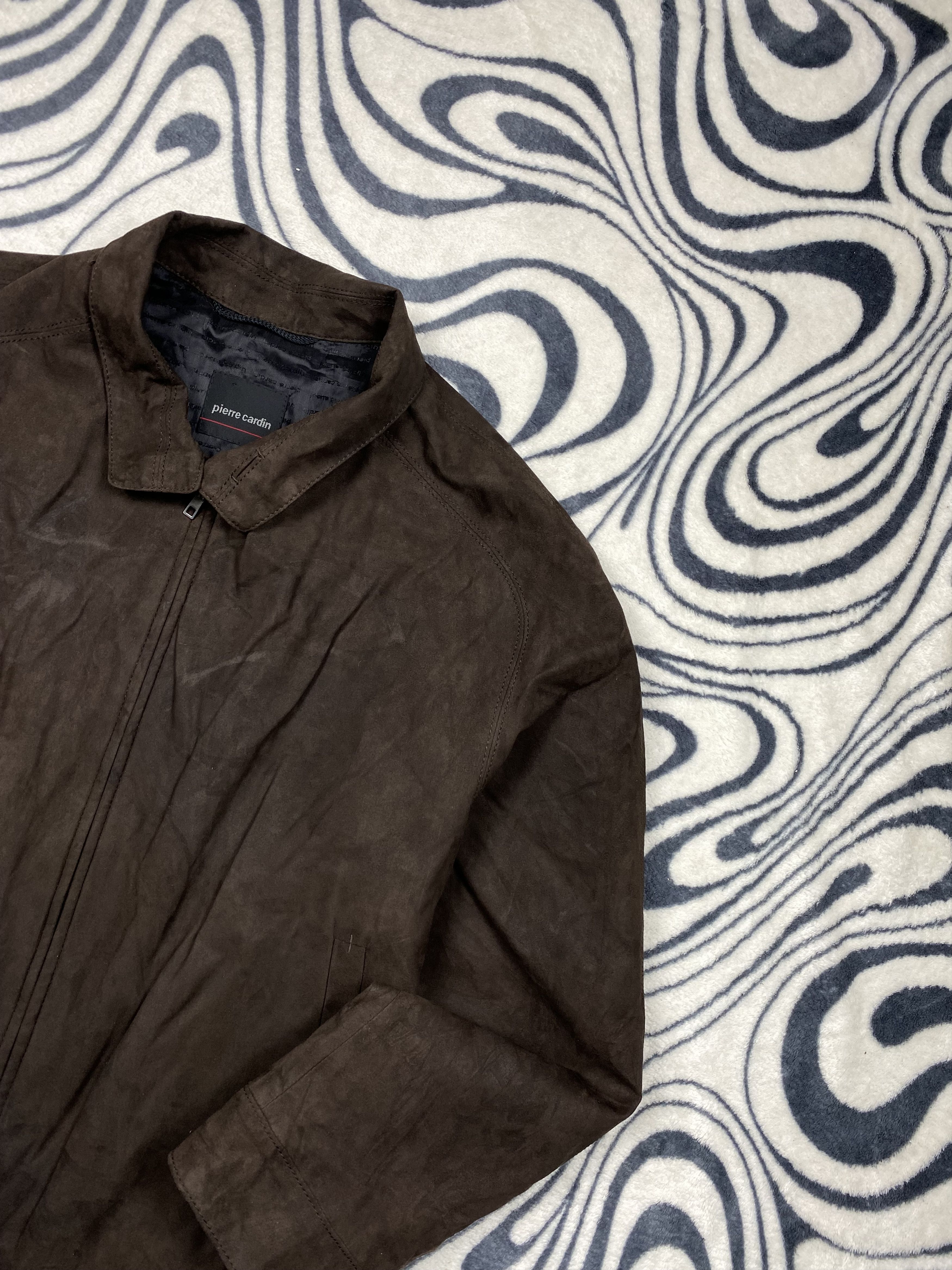 Pierre Cardin Pierre Cardin Vintage Brown Eco Leather Jacket Lampo Zipper Size US M / EU 48-50 / 2 - 2 Thumbnail