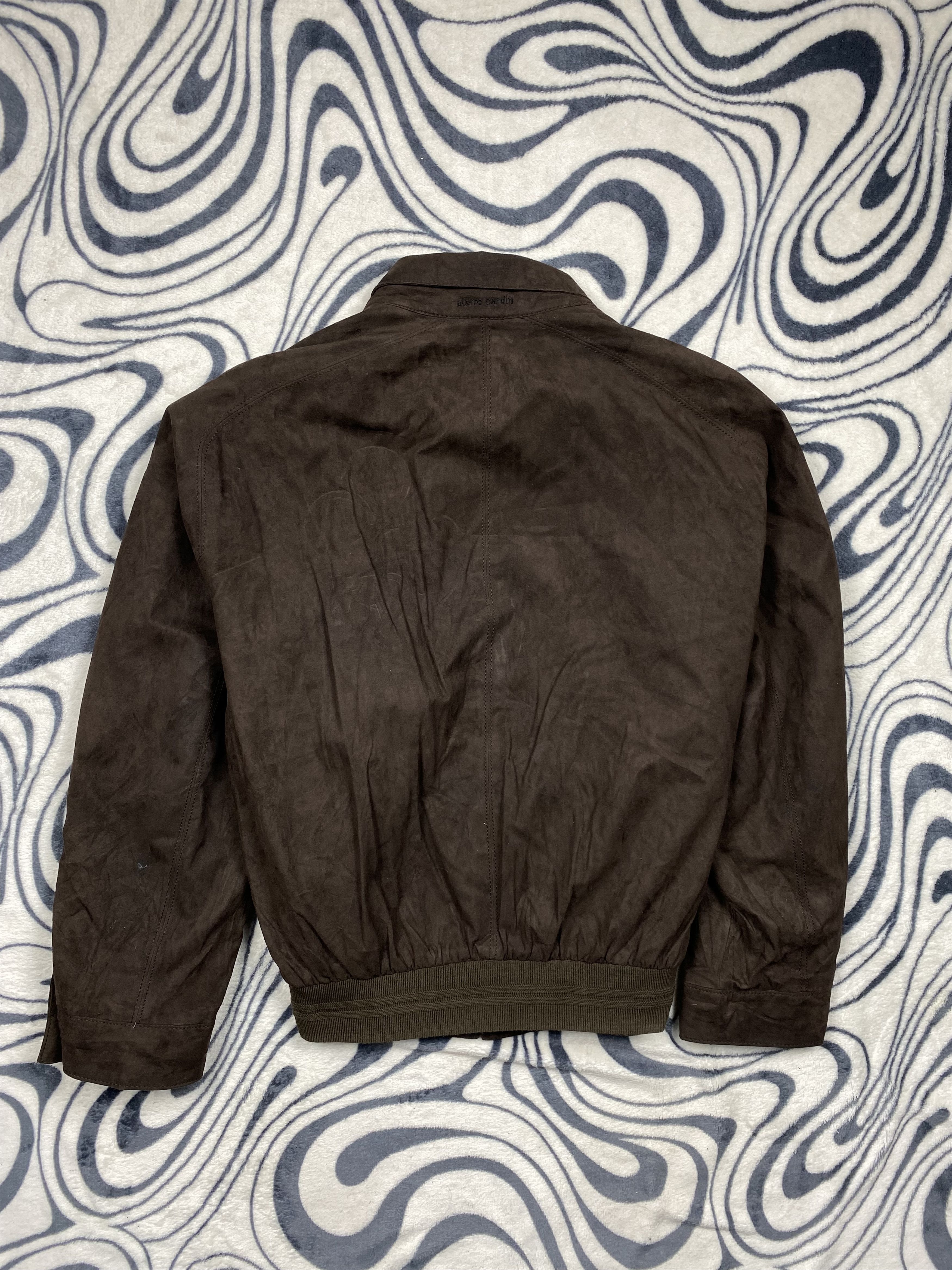 Pierre Cardin Pierre Cardin Vintage Brown Eco Leather Jacket Lampo Zipper Size US M / EU 48-50 / 2 - 9 Thumbnail