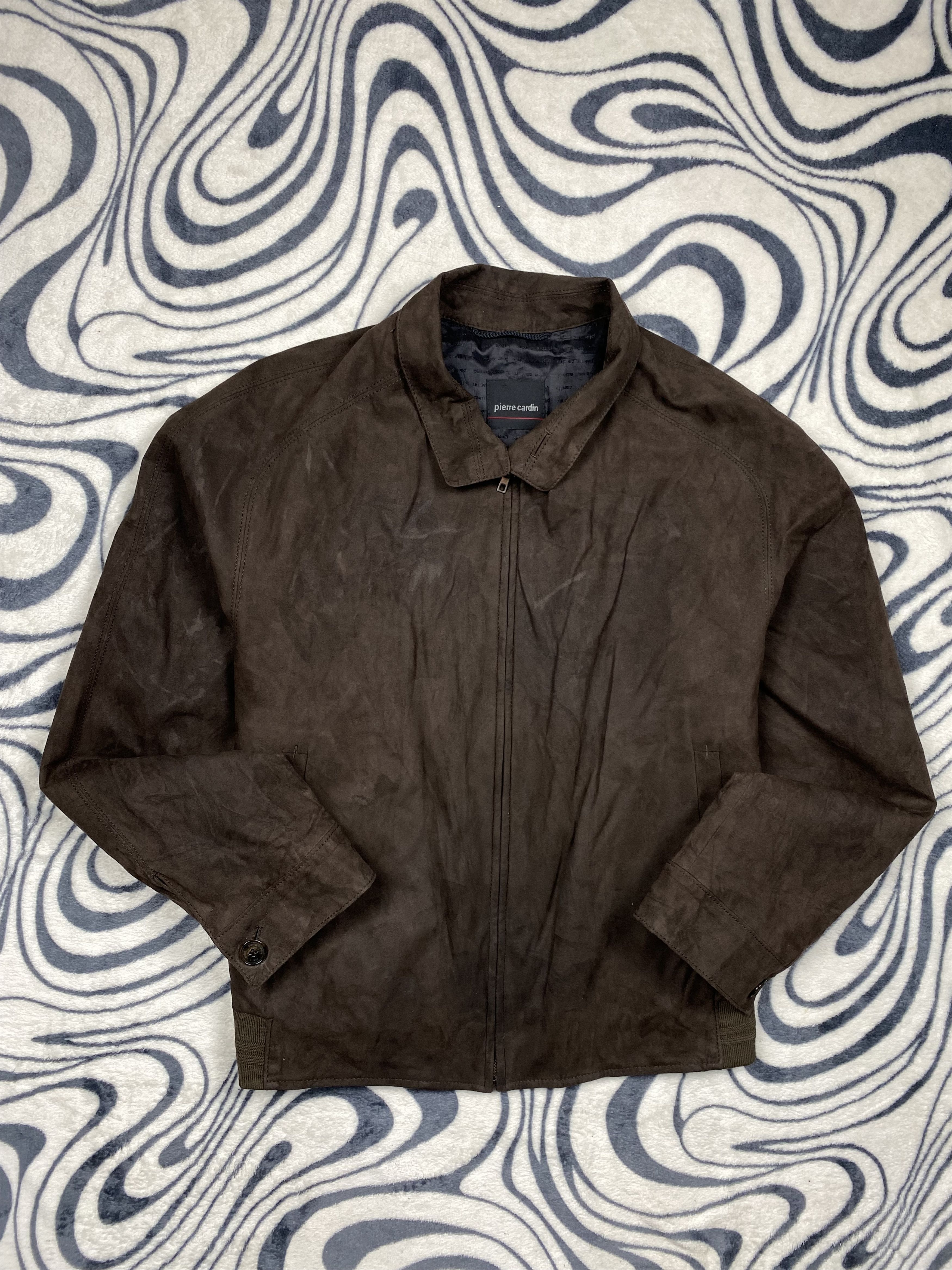 Pierre Cardin Pierre Cardin Vintage Brown Eco Leather Jacket Lampo Zipper Size US M / EU 48-50 / 2 - 1 Thumbnail