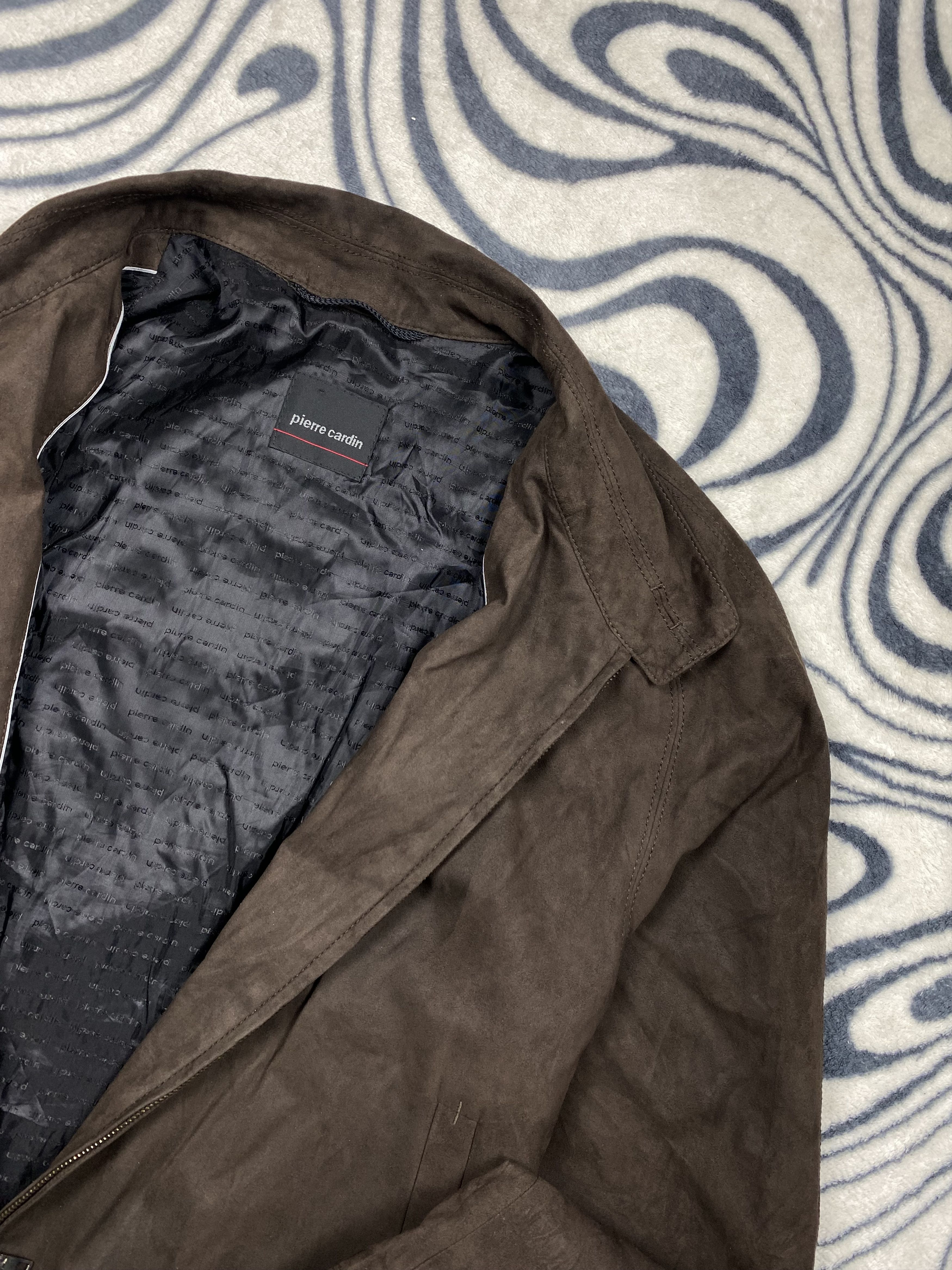 Pierre Cardin Pierre Cardin Vintage Brown Eco Leather Jacket Lampo Zipper Size US M / EU 48-50 / 2 - 6 Thumbnail
