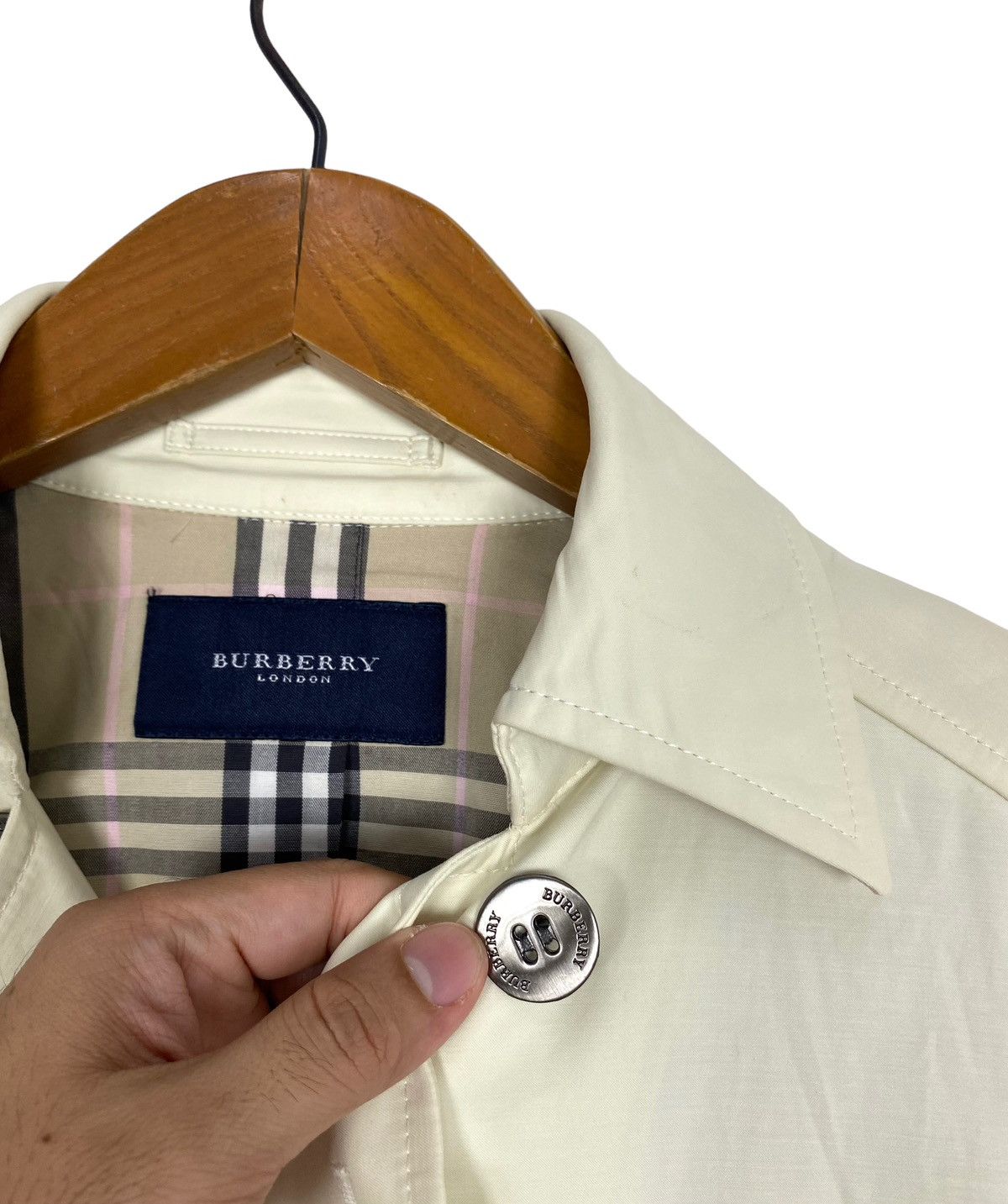 Burberry Rare‼️ Burberry Double Breasted Coat Blazer Size M / US 6-8 / IT 42-44 - 6 Thumbnail