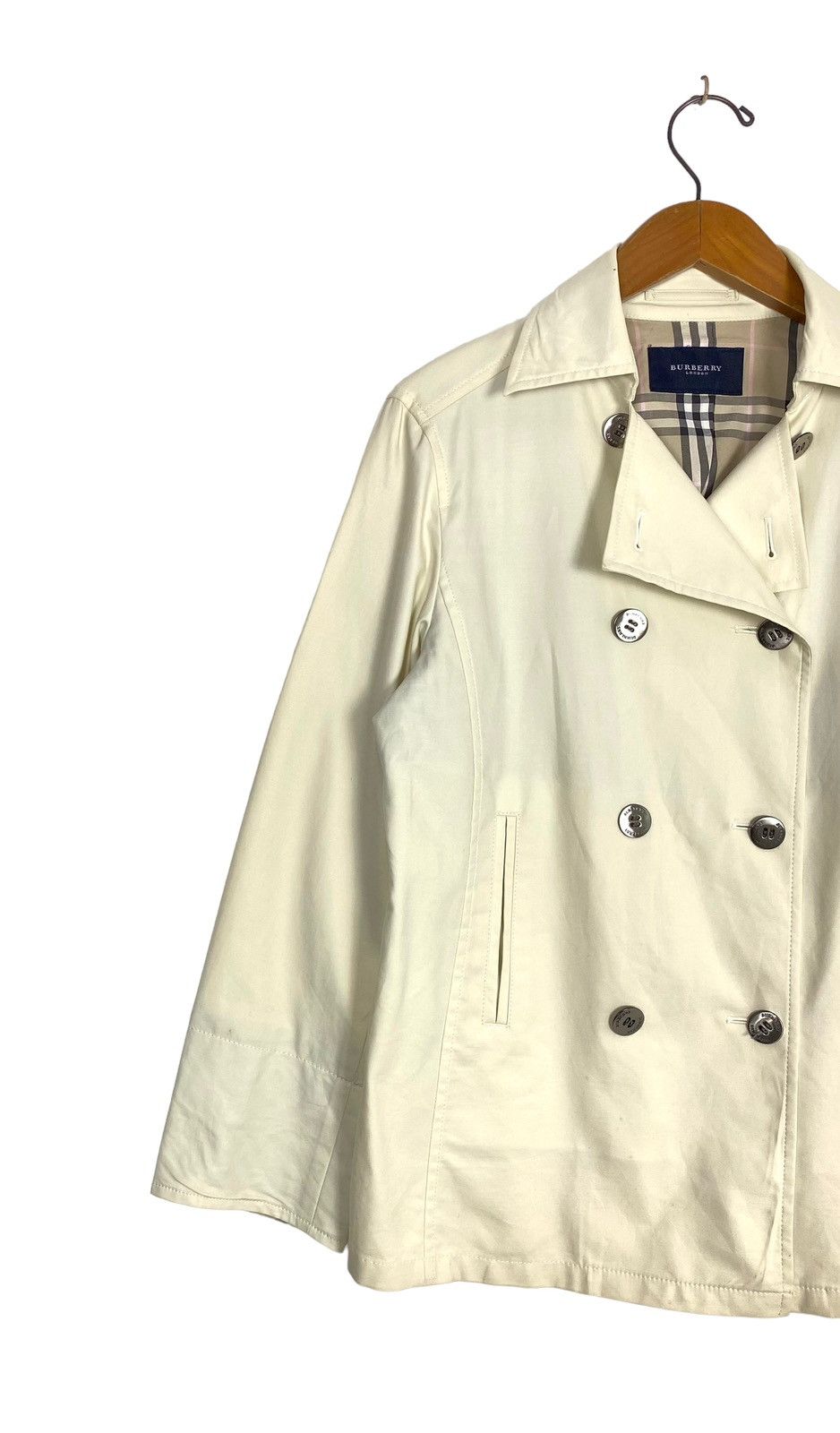 Burberry Rare‼️ Burberry Double Breasted Coat Blazer Size M / US 6-8 / IT 42-44 - 3 Thumbnail