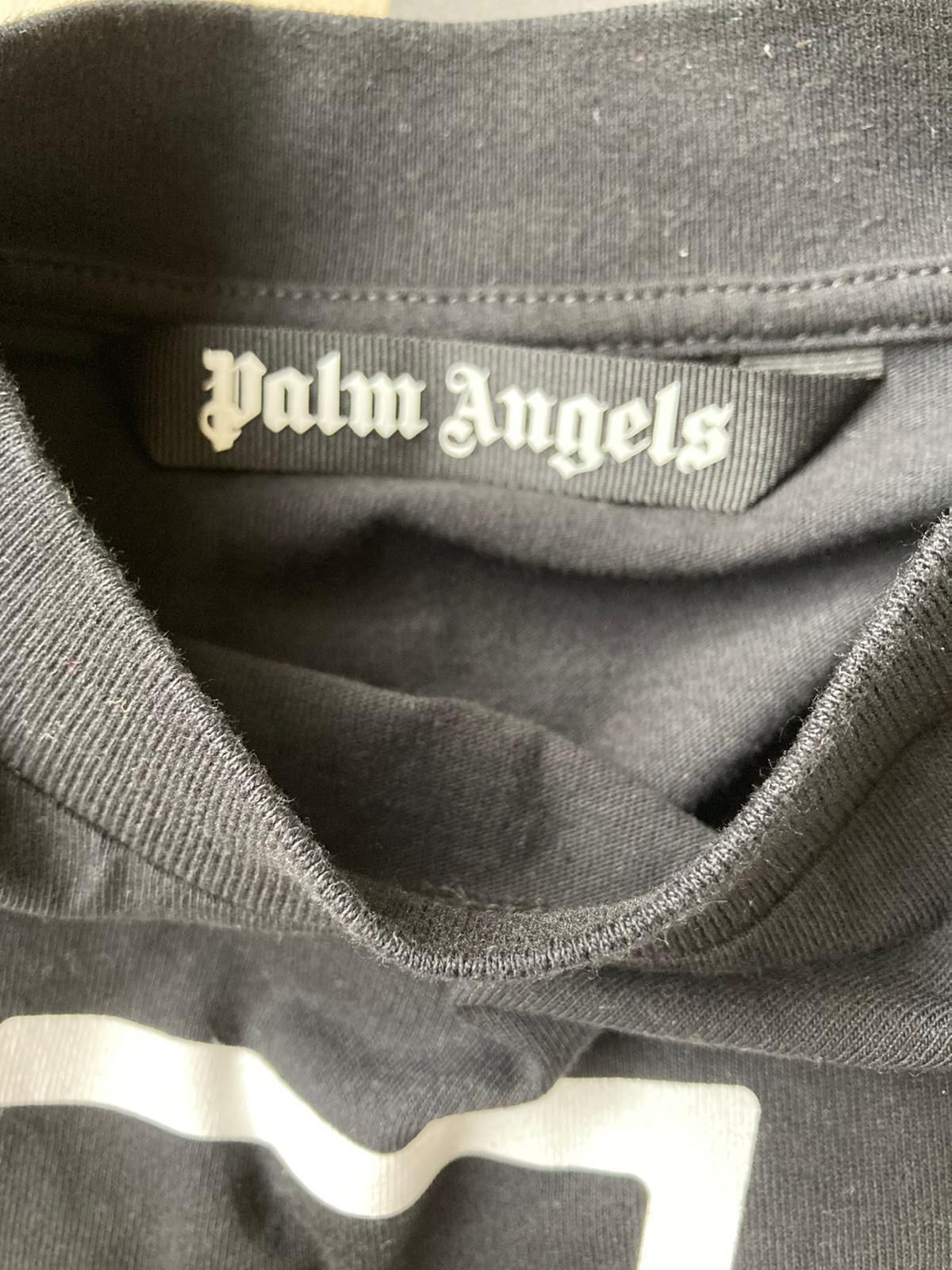 Palm Angels Palm Angels Logo Tee, SS in Black Size US XS / EU 42 / 0 - 2 Thumbnail