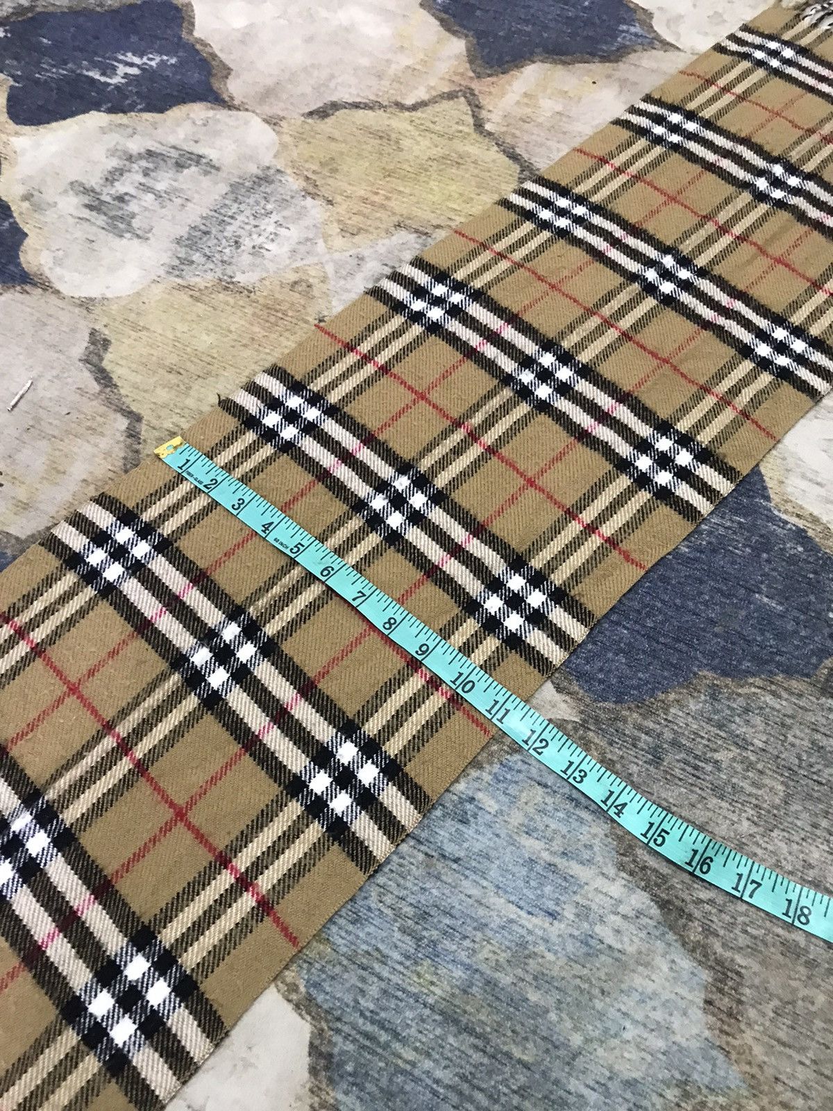 Burberry × Burberry Prorsum Burberry scarf Nova Check Lamb Skin Size ONE SIZE - 6 Thumbnail