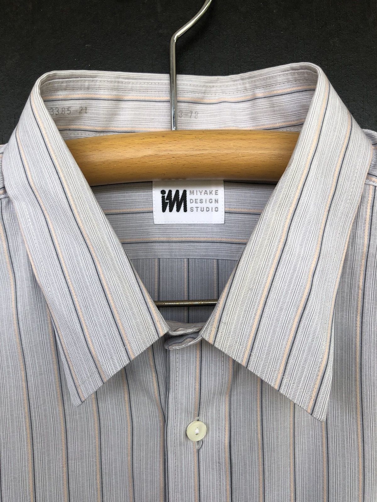 Issey Miyake Old Miyake's Classic Stripe B/D Shirt Steve Job Size US L / EU 52-54 / 3 - 5 Thumbnail