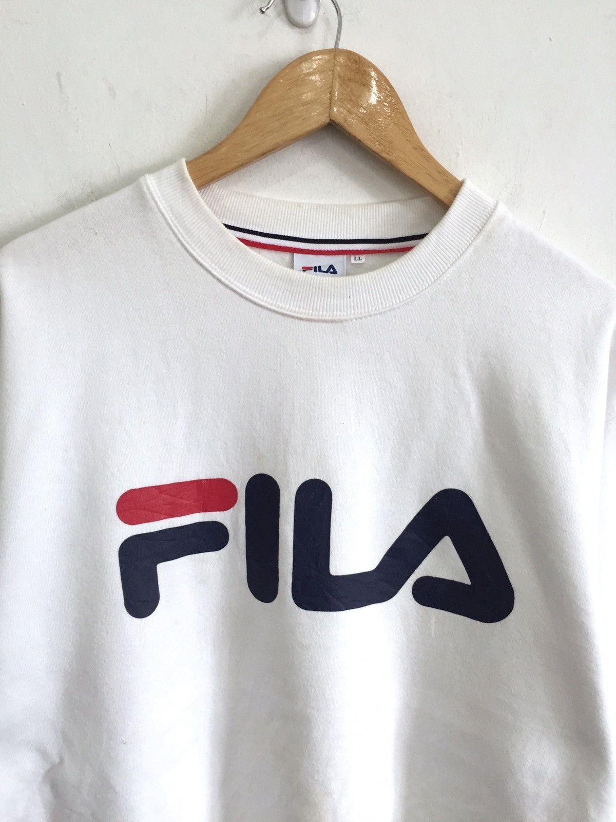 Fila Y2K Fila Spell Out Oversized Jumper Sweatshirt Size US L / EU 52-54 / 3 - 2 Thumbnail