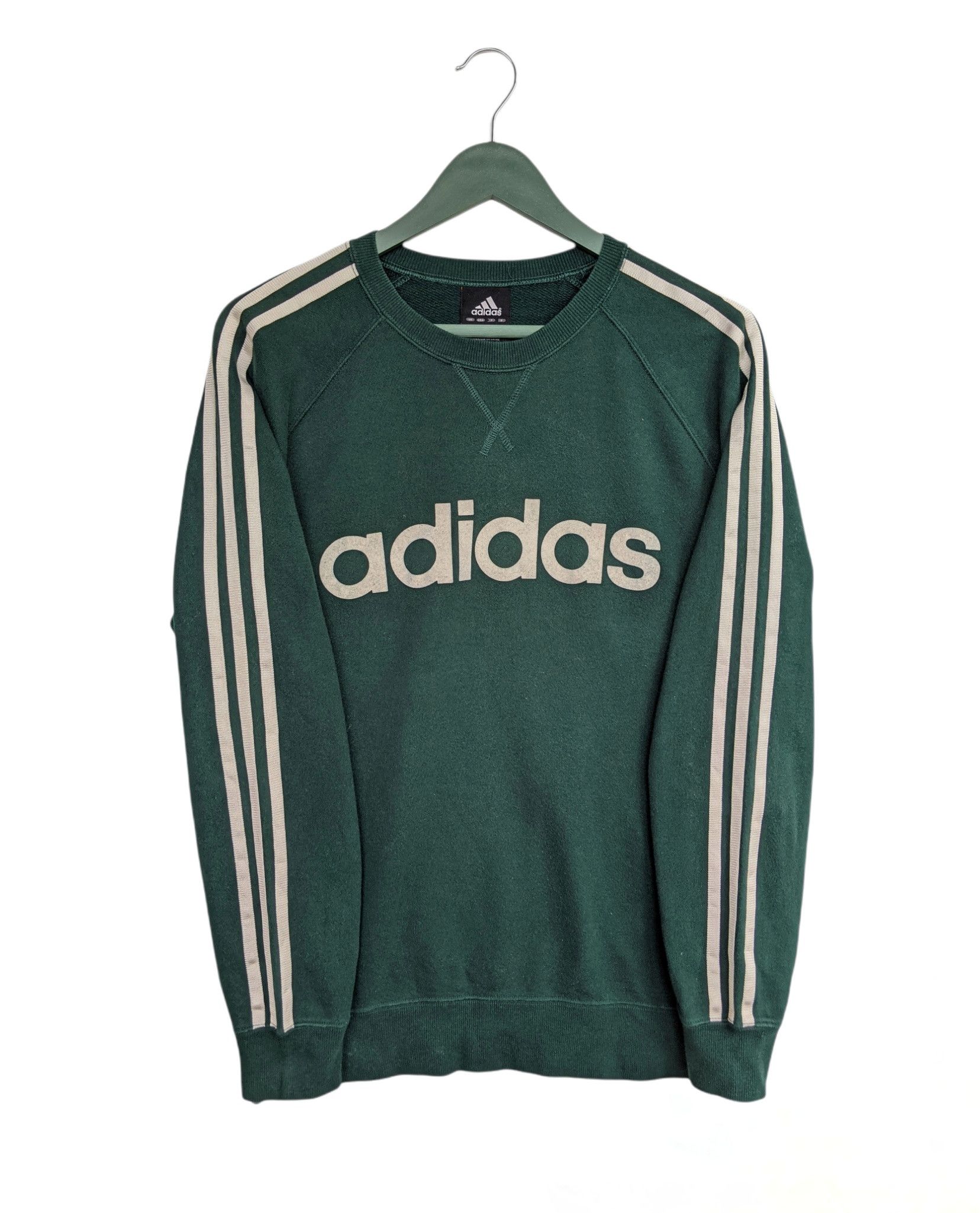Adidas × Vintage Vintage Y2K Adidas Side Tape Sweatshirt Size US L / EU 52-54 / 3 - 2 Thumbnail