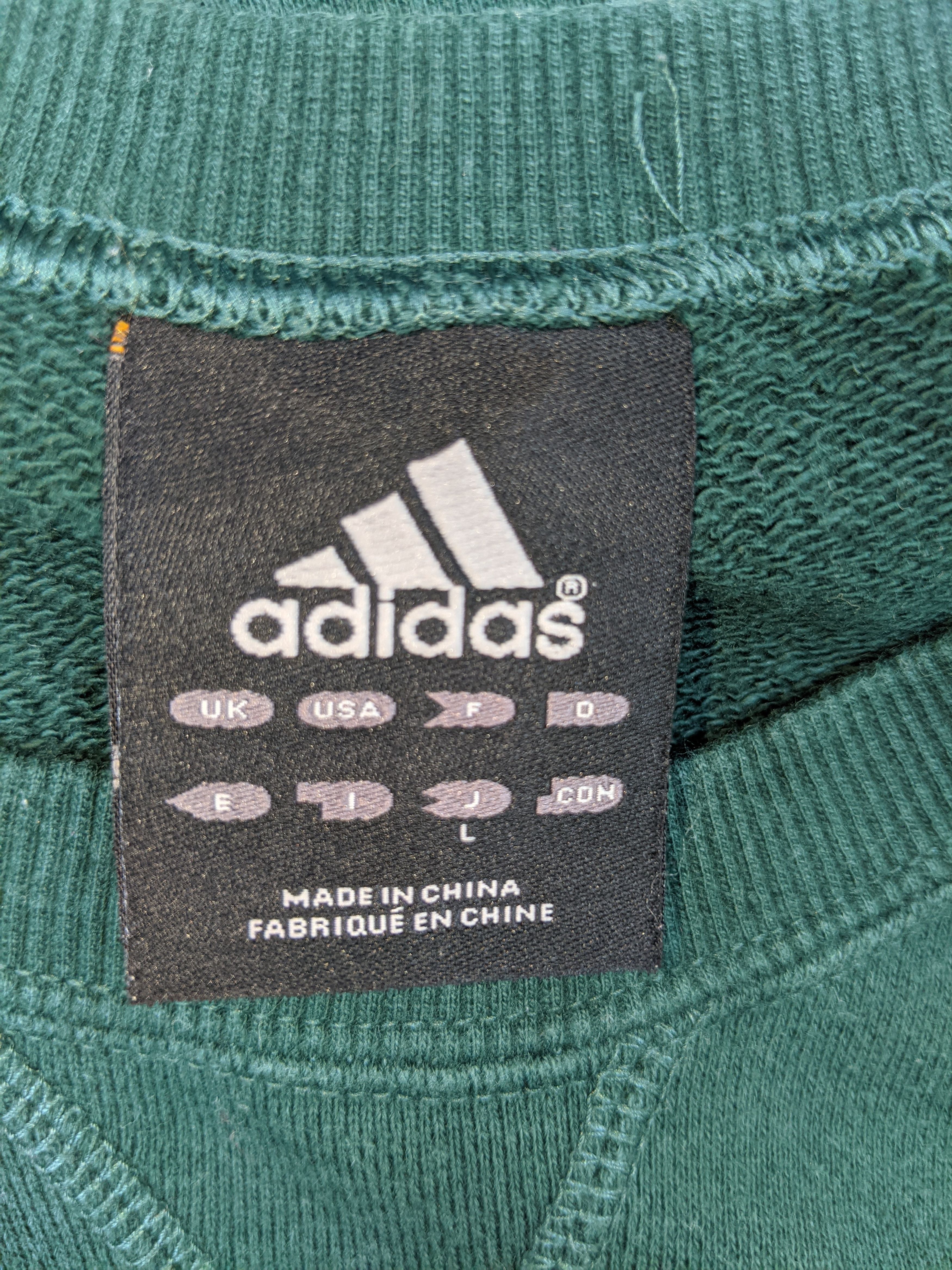 Adidas × Vintage Vintage Y2K Adidas Side Tape Sweatshirt Size US L / EU 52-54 / 3 - 6 Thumbnail