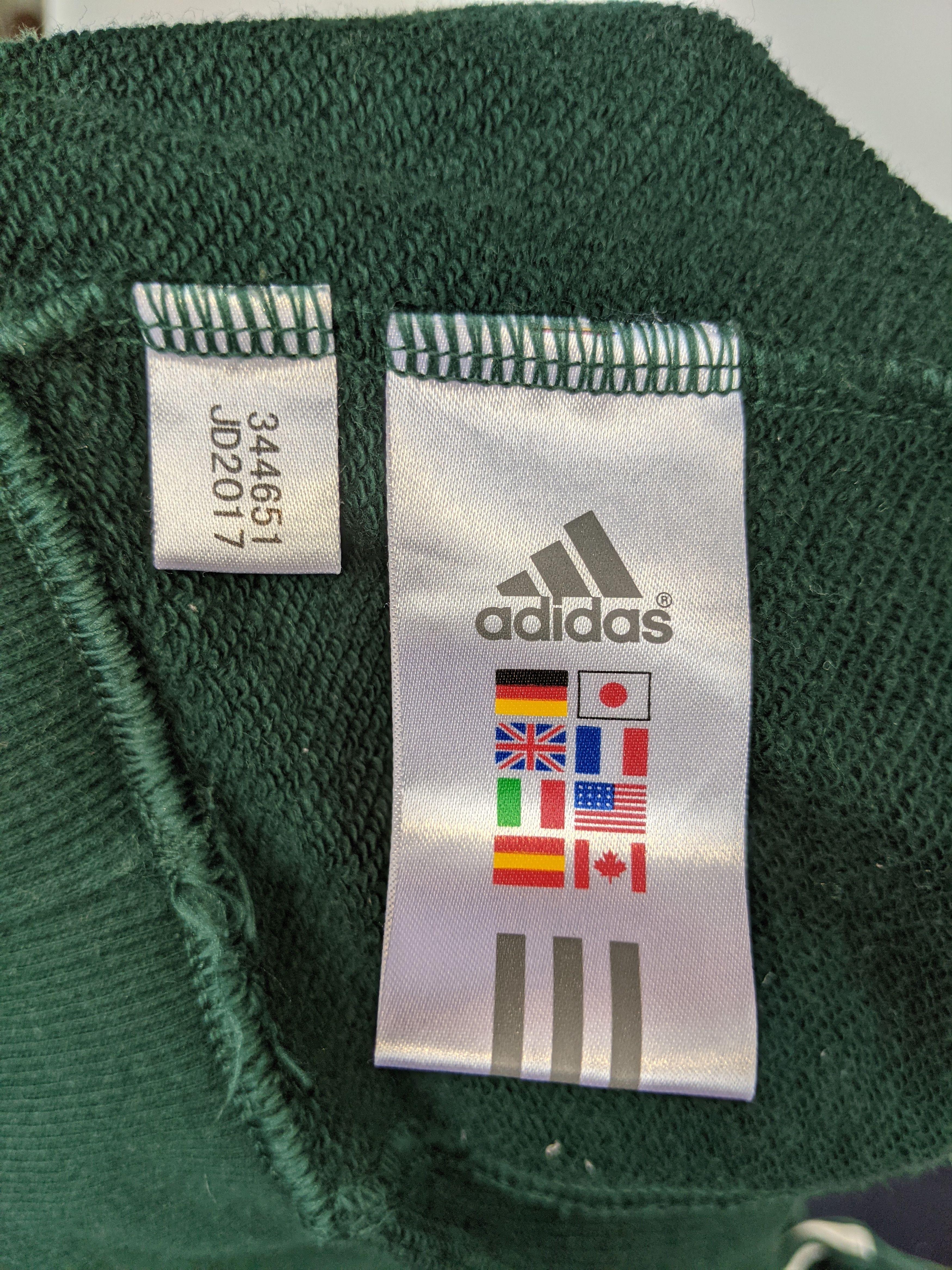 Adidas × Vintage Vintage Y2K Adidas Side Tape Sweatshirt Size US L / EU 52-54 / 3 - 7 Thumbnail