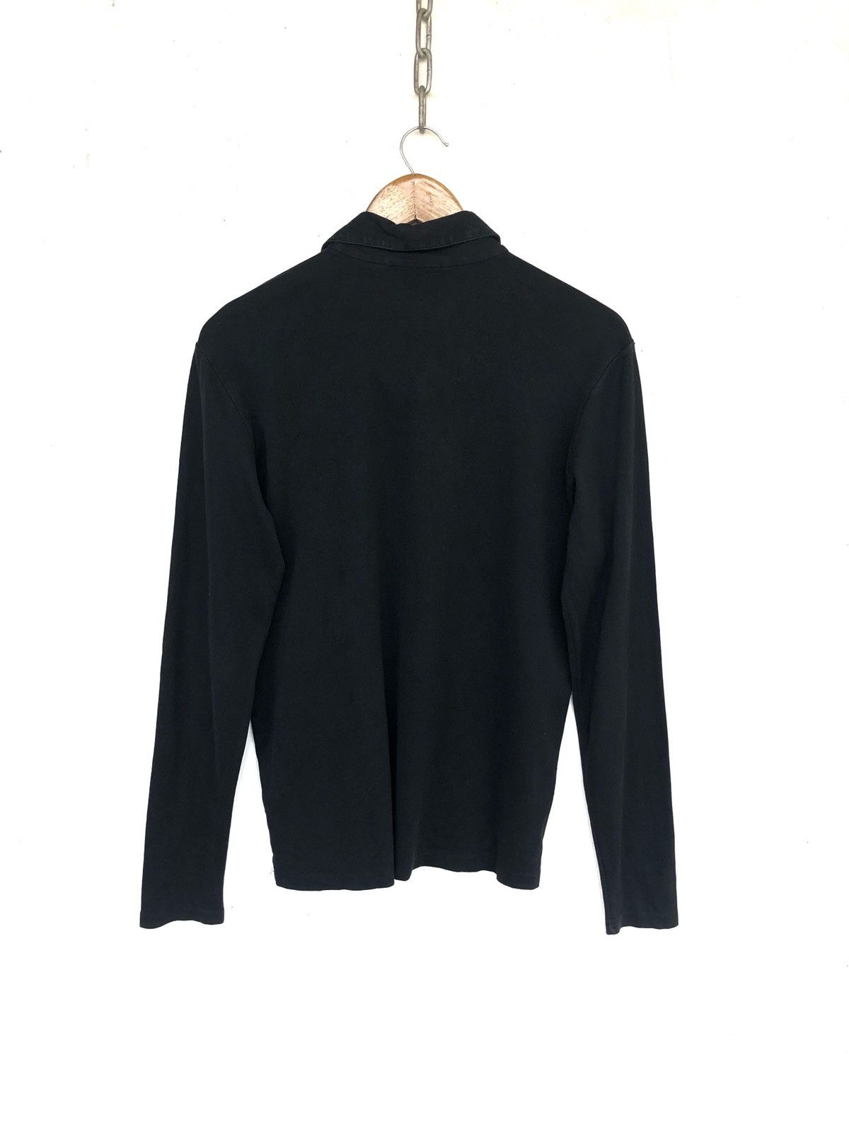 Prada GRAIL🔥SS00 Prada Milano Minimal LS Polo Shirt Size US M / EU 48-50 / 2 - 5 Thumbnail