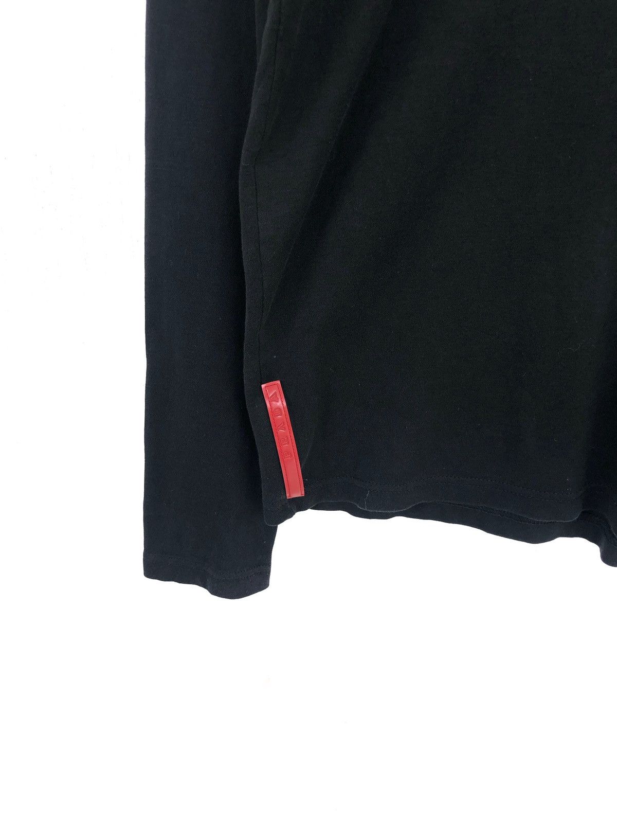 Prada GRAIL🔥SS00 Prada Milano Minimal LS Polo Shirt Size US M / EU 48-50 / 2 - 8 Thumbnail