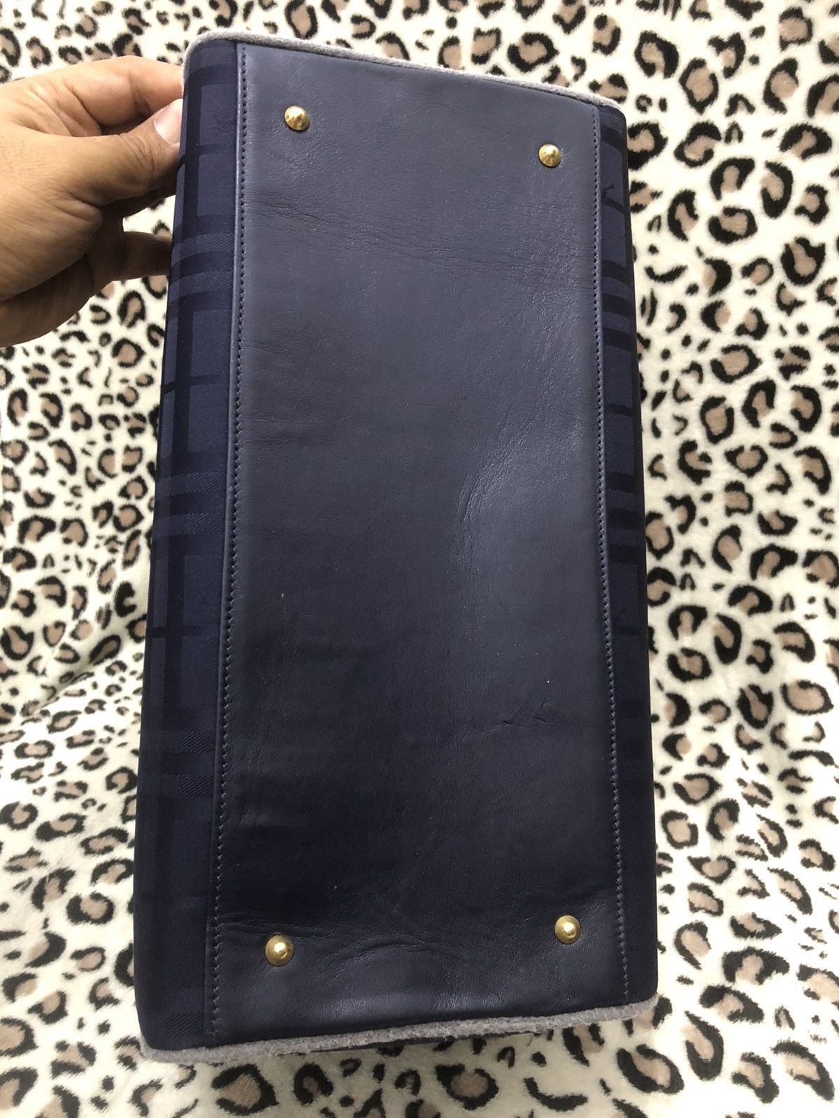 Burberry × Vintage Vintage Burberrys Boston Bag Size ONE SIZE - 12 Thumbnail
