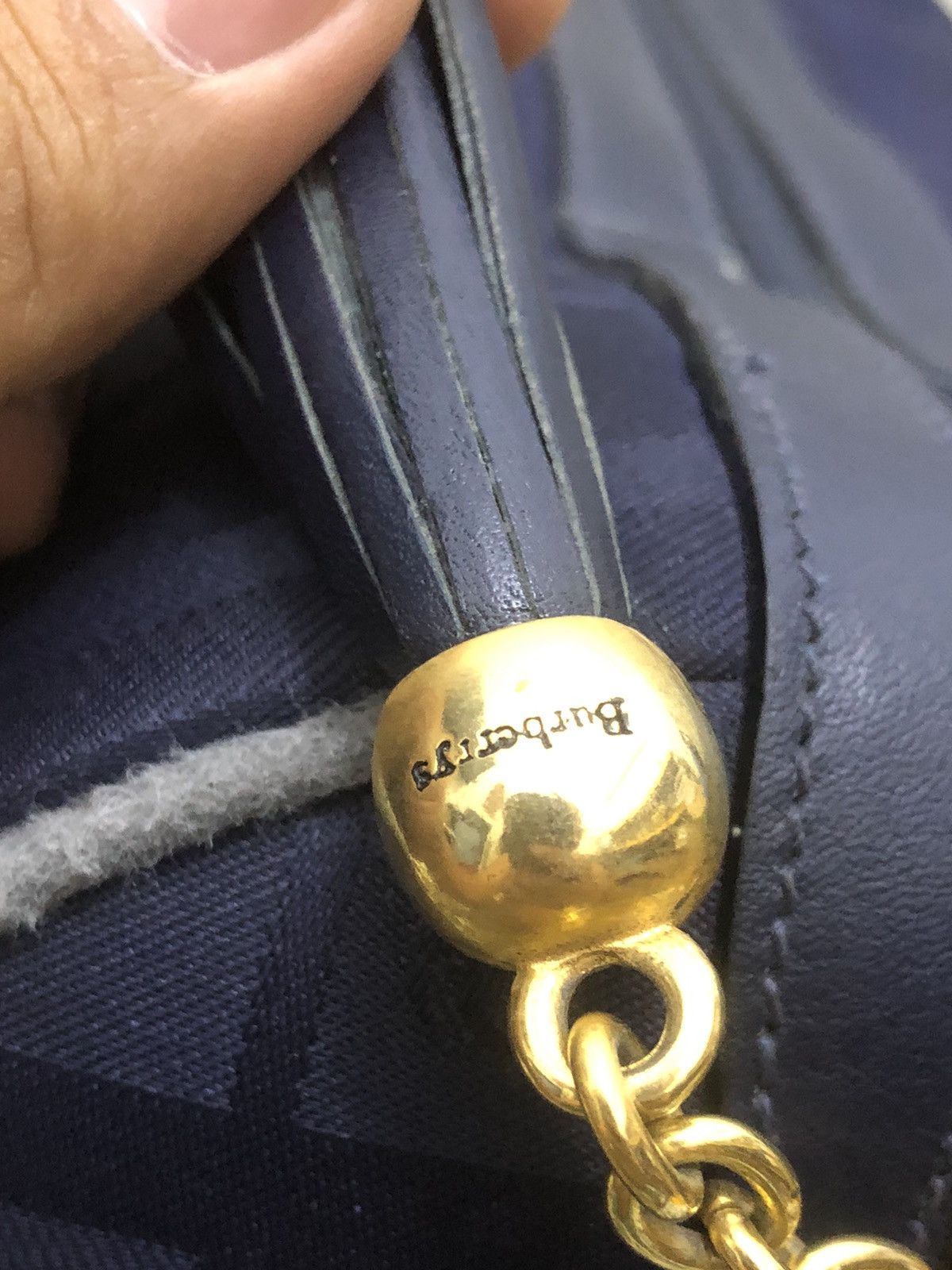 Burberry × Vintage Vintage Burberrys Boston Bag Size ONE SIZE - 11 Thumbnail