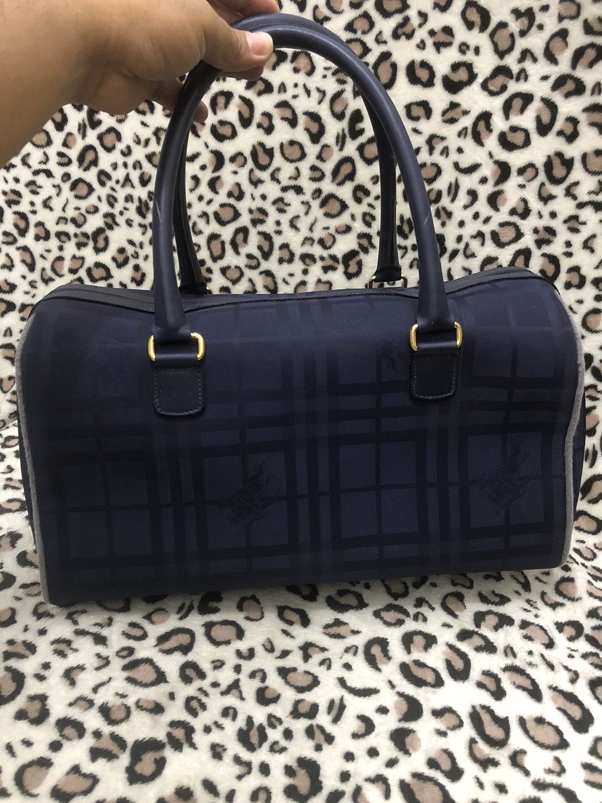 Burberry × Vintage Vintage Burberrys Boston Bag Size ONE SIZE - 7 Thumbnail