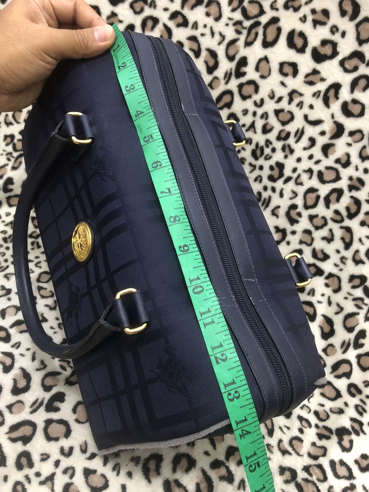 Burberry × Vintage Vintage Burberrys Boston Bag Size ONE SIZE - 24 Thumbnail