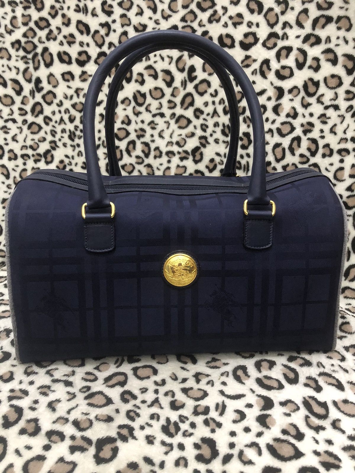 バッグ Vintage [BURBERRY] Burberry Boston Bag Vintage Burberry Boston Travel Bag | eBay