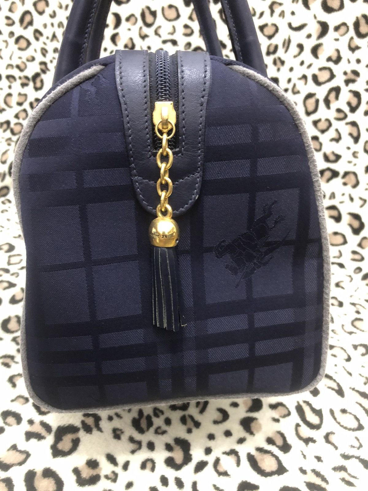Burberry × Vintage Vintage Burberrys Boston Bag Size ONE SIZE - 8 Thumbnail