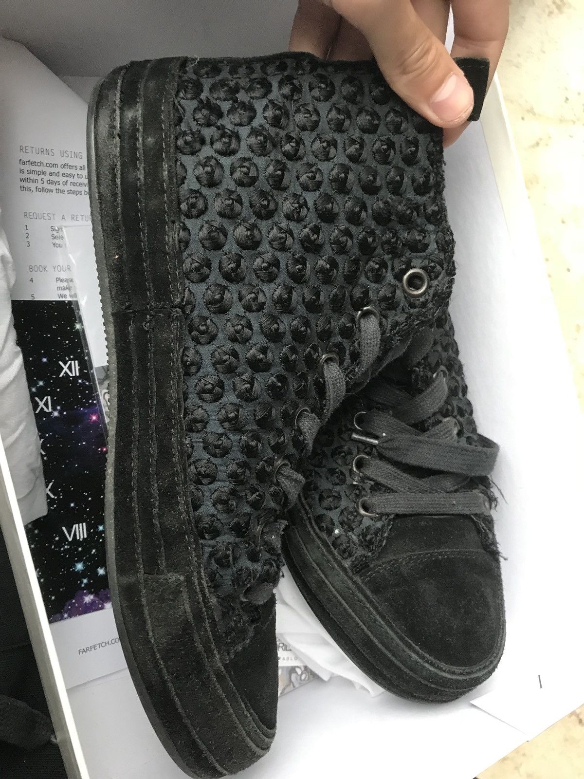 Ann Demeulemeester Suede All Over Rope Size US 8 / EU 41 - 1 Thumbnail