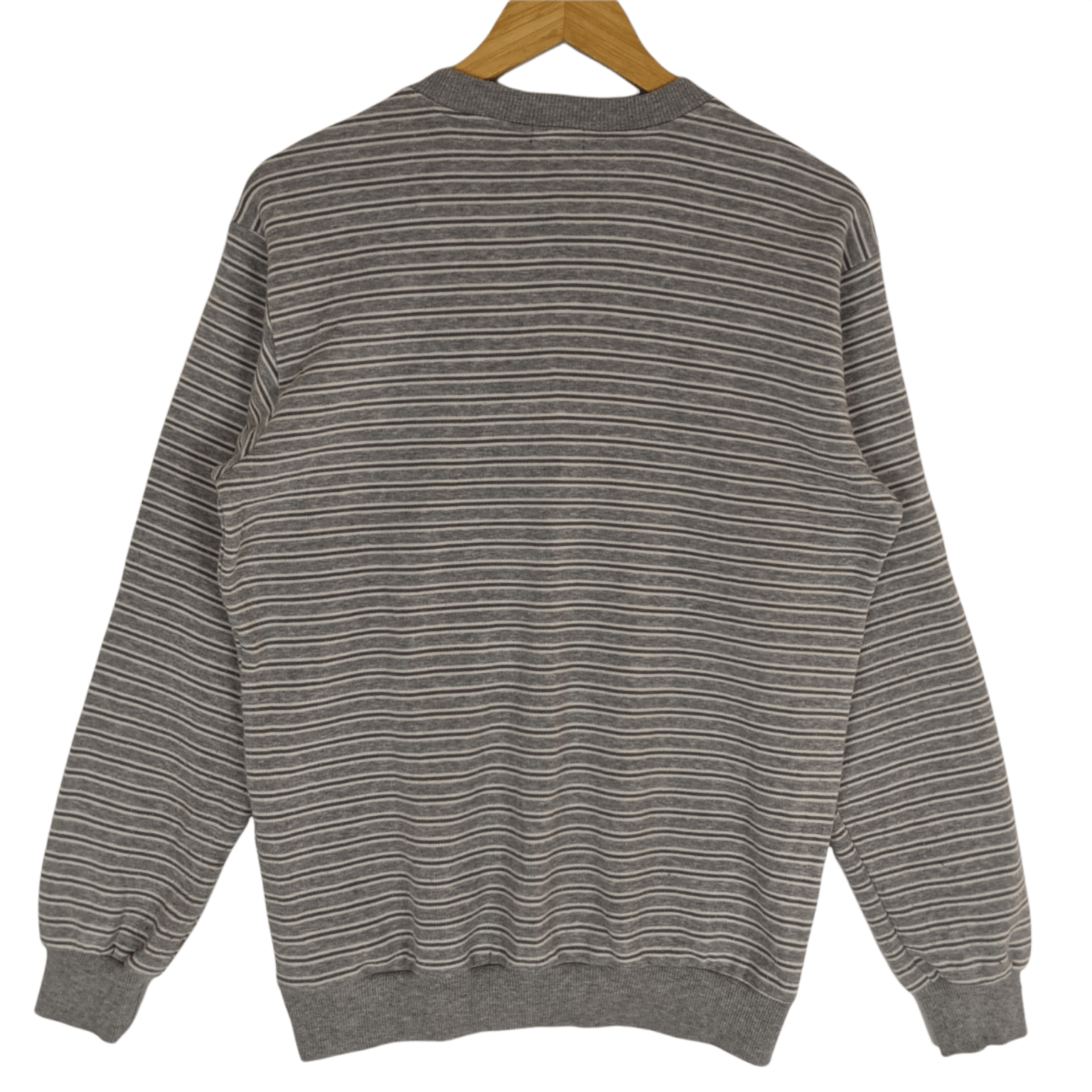 American Apparel × Vintage Vintage BEAR USA Striped Jumper Sweatshirt Size US M / EU 48-50 / 2 - 7 Thumbnail