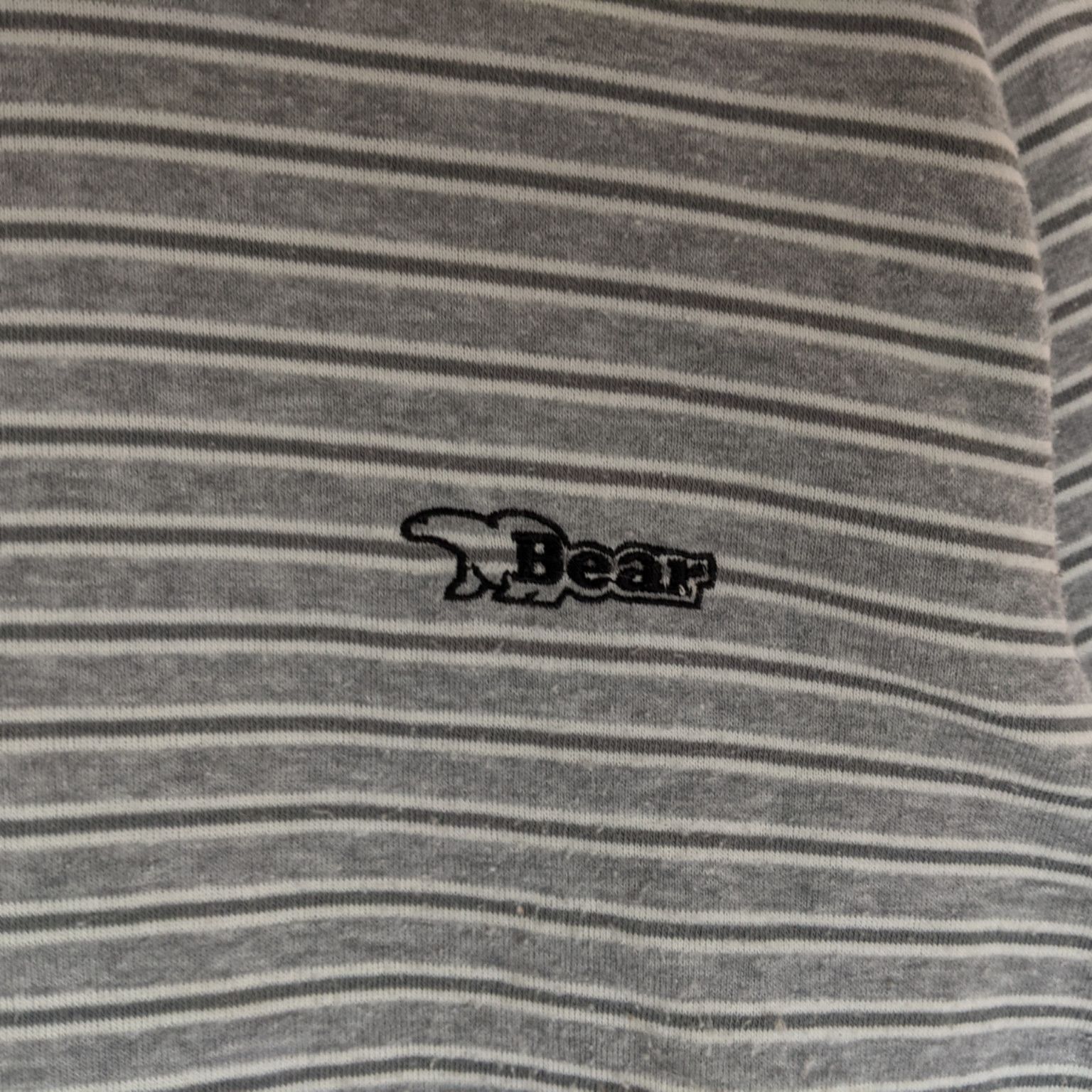 American Apparel × Vintage Vintage BEAR USA Striped Jumper Sweatshirt Size US M / EU 48-50 / 2 - 5 Thumbnail