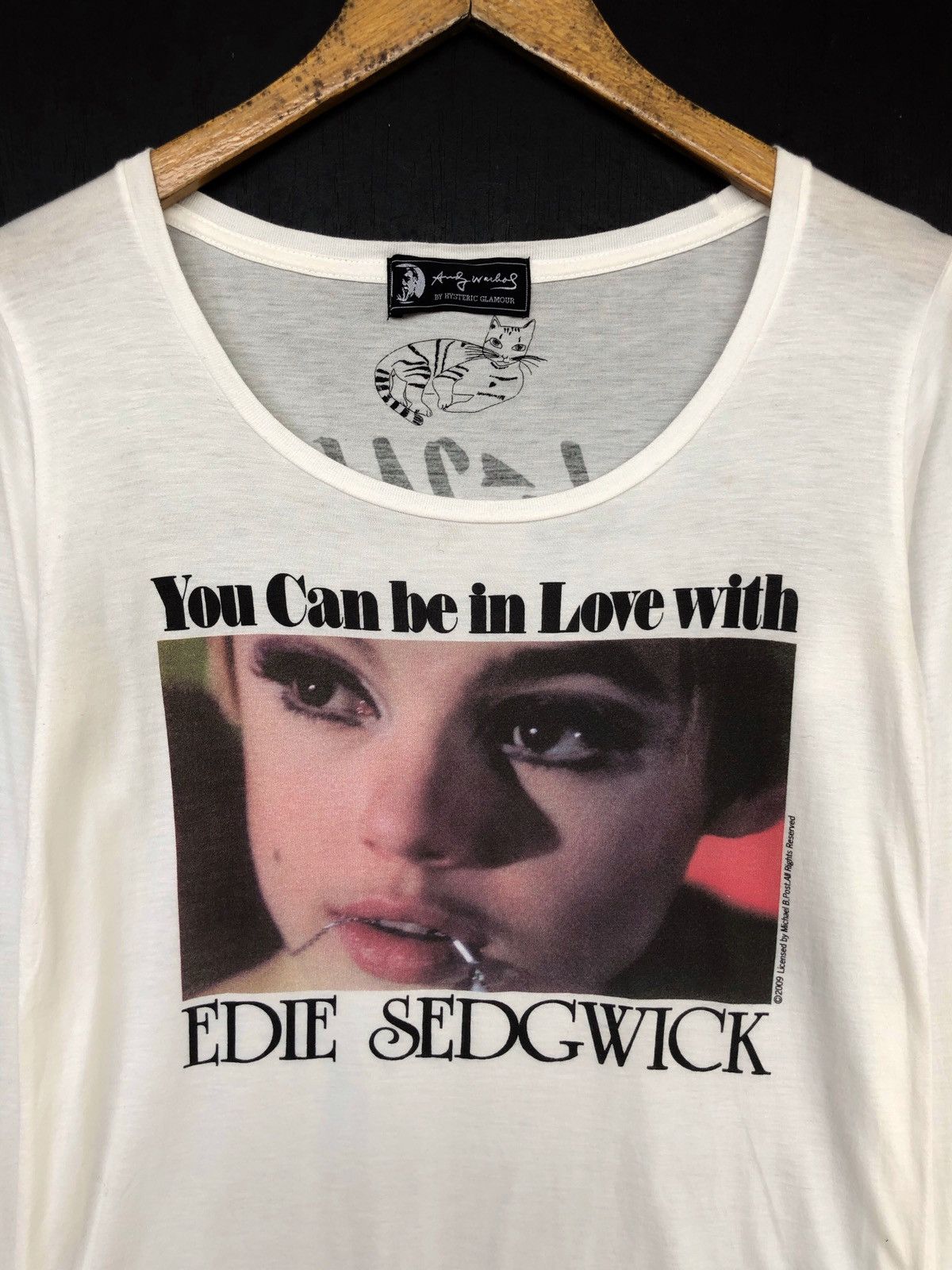 Andy Warhol × Hysteric Glamour GRAIL🔥09 Andy Warhol x HG Edie Sedgwick LS Shirt Size US S / EU 44-46 / 1 - 2 Thumbnail