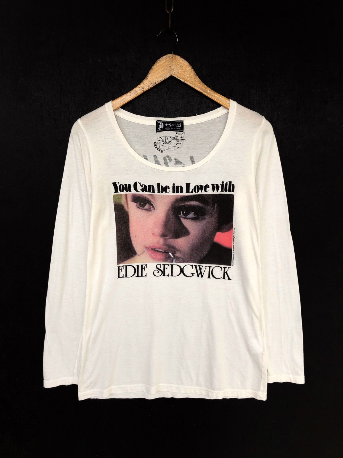 HYSTERIC GLAMOUR　EDIE SEDGWICK Vintage Hysteric Glamour Andy Warhol X Edie Sedgwick