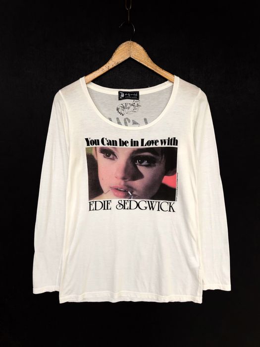Hysteric Glamour GRAIL🔥09 Andy Warhol x HG Edie Sedgwick LS Shirt