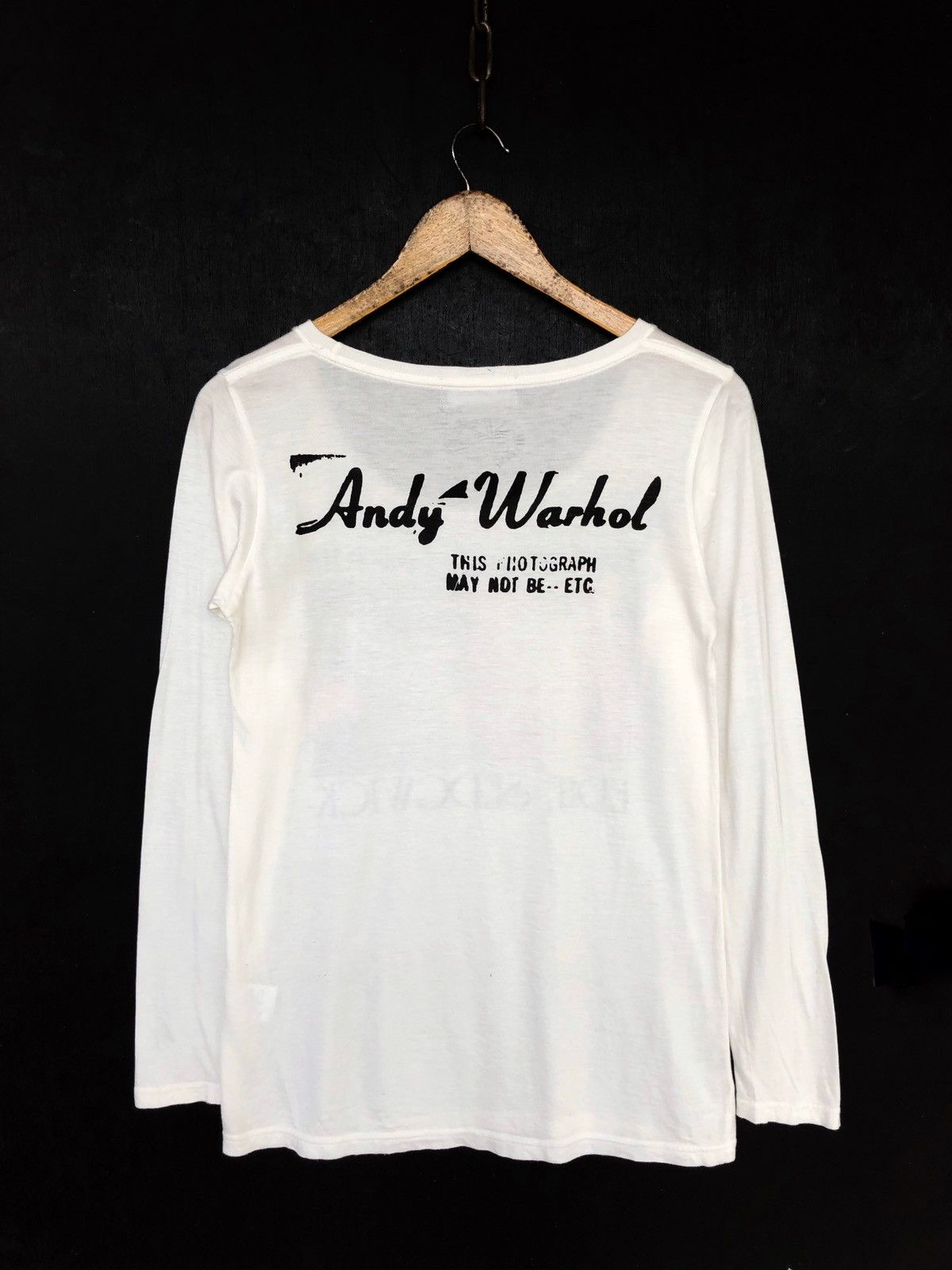Andy Warhol × Hysteric Glamour GRAIL🔥09 Andy Warhol x HG Edie Sedgwick LS Shirt Size US S / EU 44-46 / 1 - 3 Thumbnail