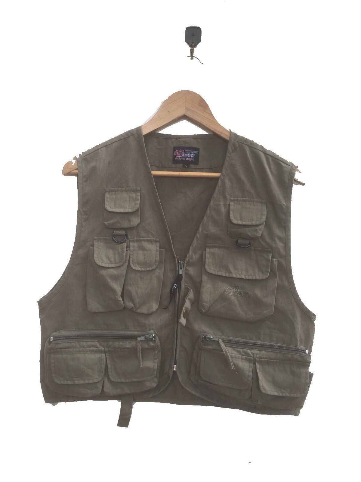 Japanese Brand × Vintage RARE VINTAGE TACTICAL MILITARY GOTH VEST JACKET FISHING Size US M / EU 48-50 / 2 - 1 Thumbnail
