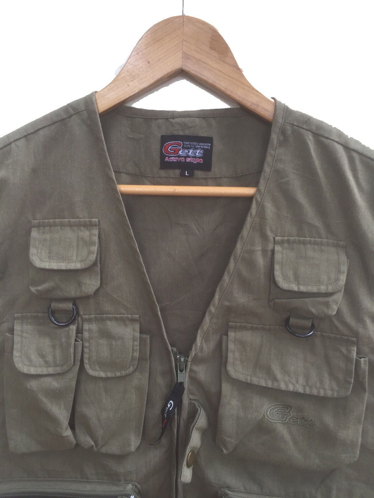 Japanese Brand × Vintage RARE VINTAGE TACTICAL MILITARY GOTH VEST JACKET FISHING Size US M / EU 48-50 / 2 - 4 Thumbnail