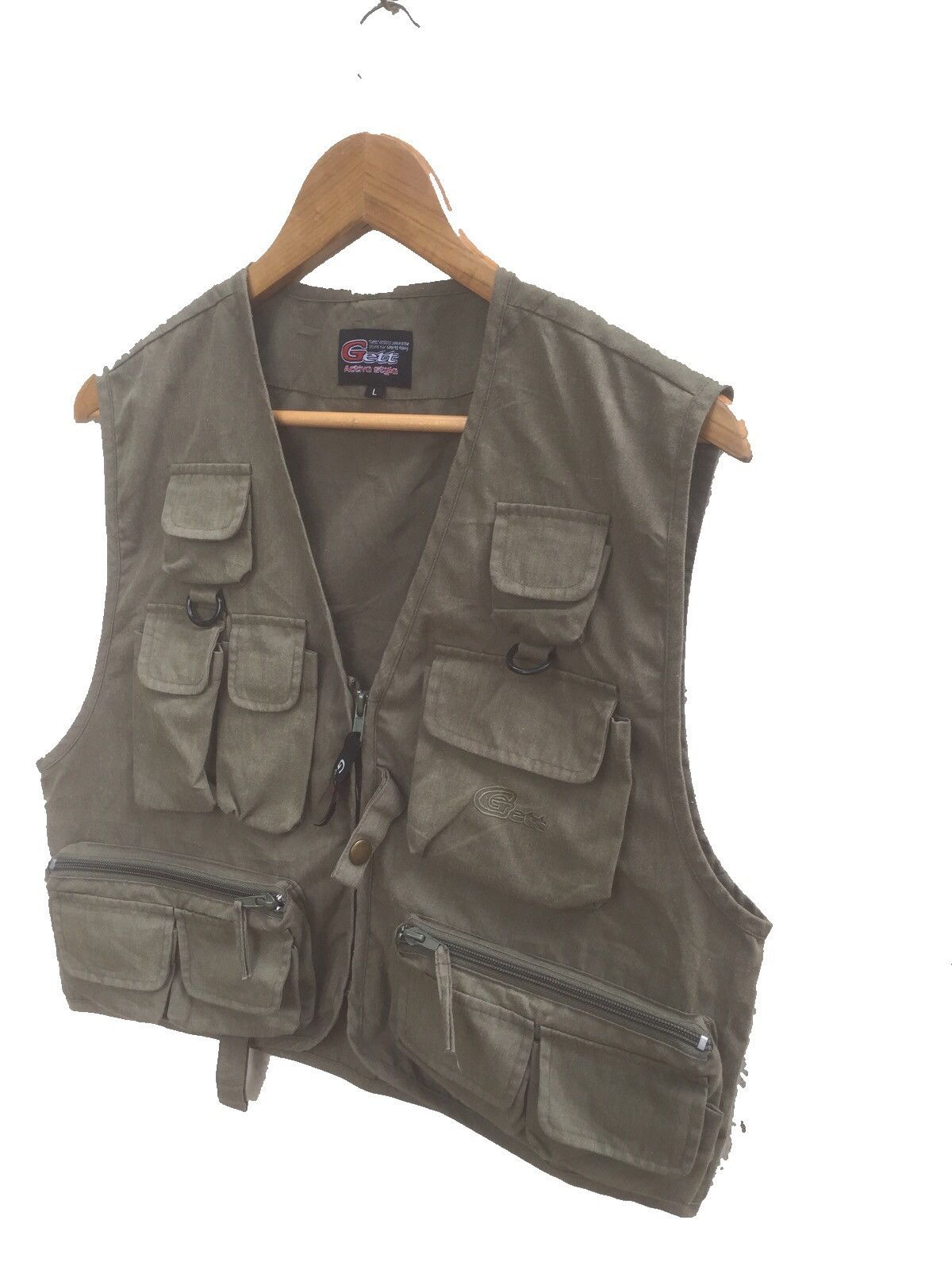 Japanese Brand × Vintage RARE VINTAGE TACTICAL MILITARY GOTH VEST JACKET FISHING Size US M / EU 48-50 / 2 - 3 Thumbnail