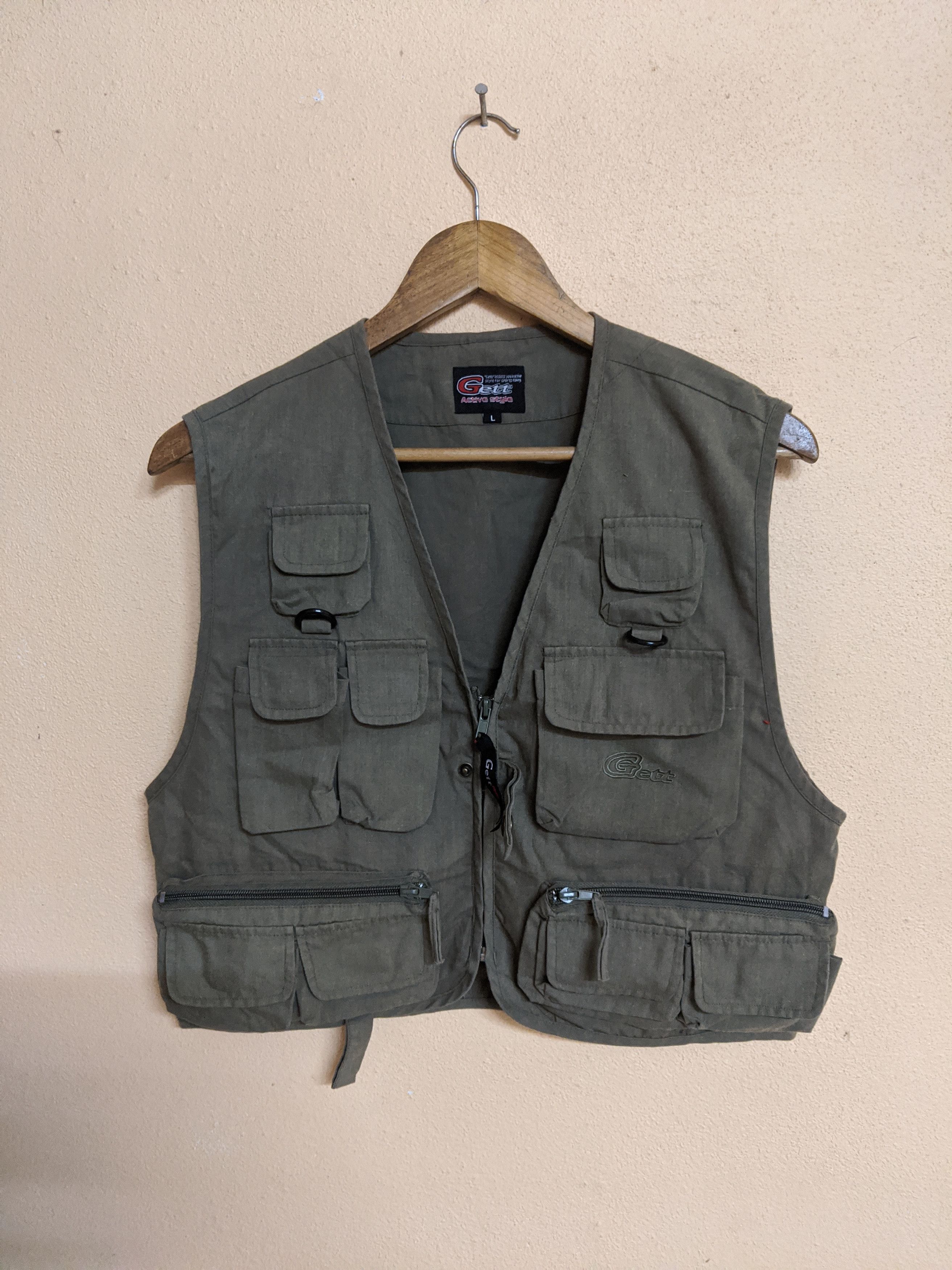 Japanese Brand × Vintage RARE VINTAGE TACTICAL MILITARY GOTH VEST JACKET FISHING Size US M / EU 48-50 / 2 - 6 Thumbnail
