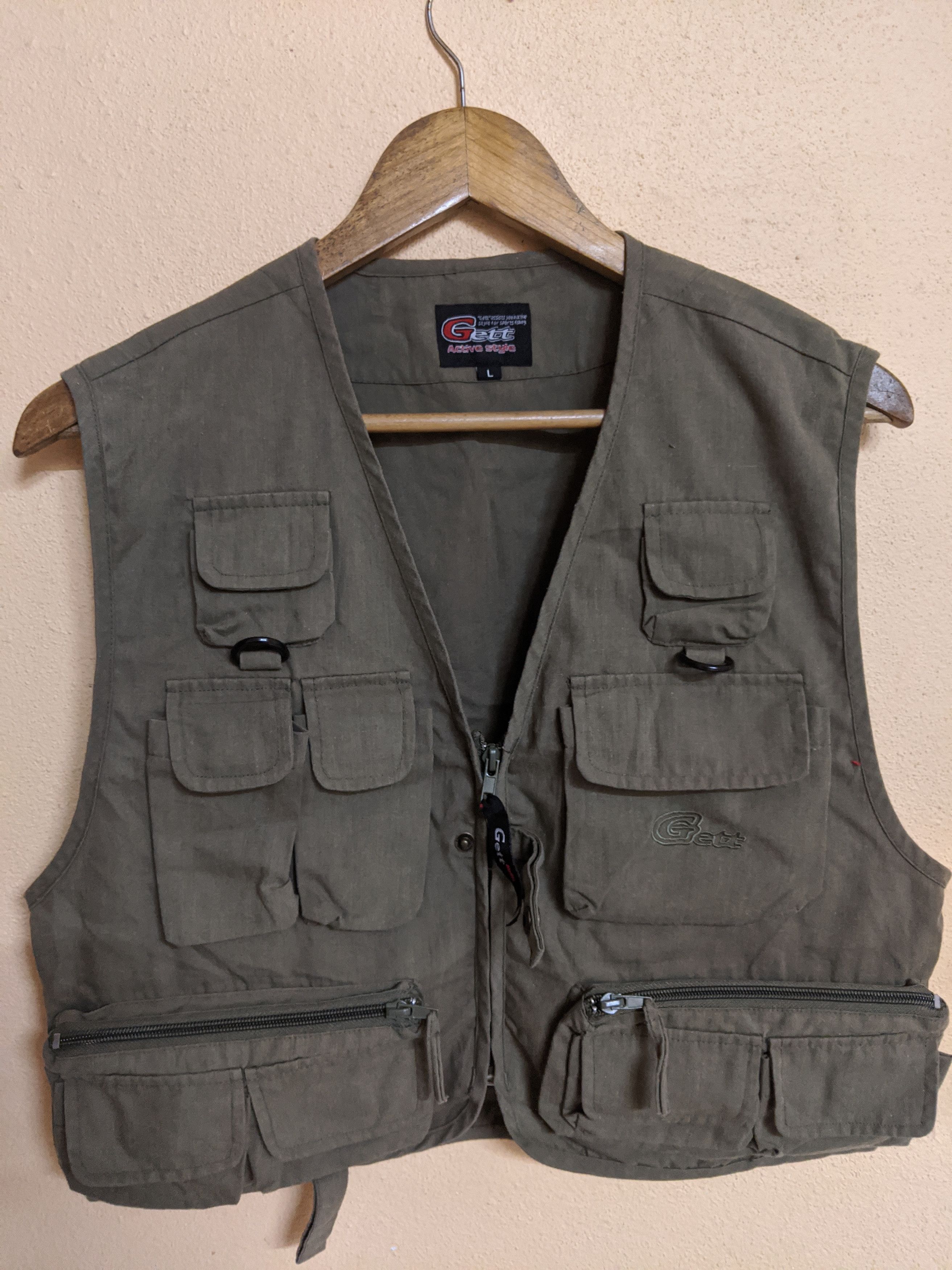 Japanese Brand × Vintage RARE VINTAGE TACTICAL MILITARY GOTH VEST JACKET FISHING Size US M / EU 48-50 / 2 - 10 Thumbnail