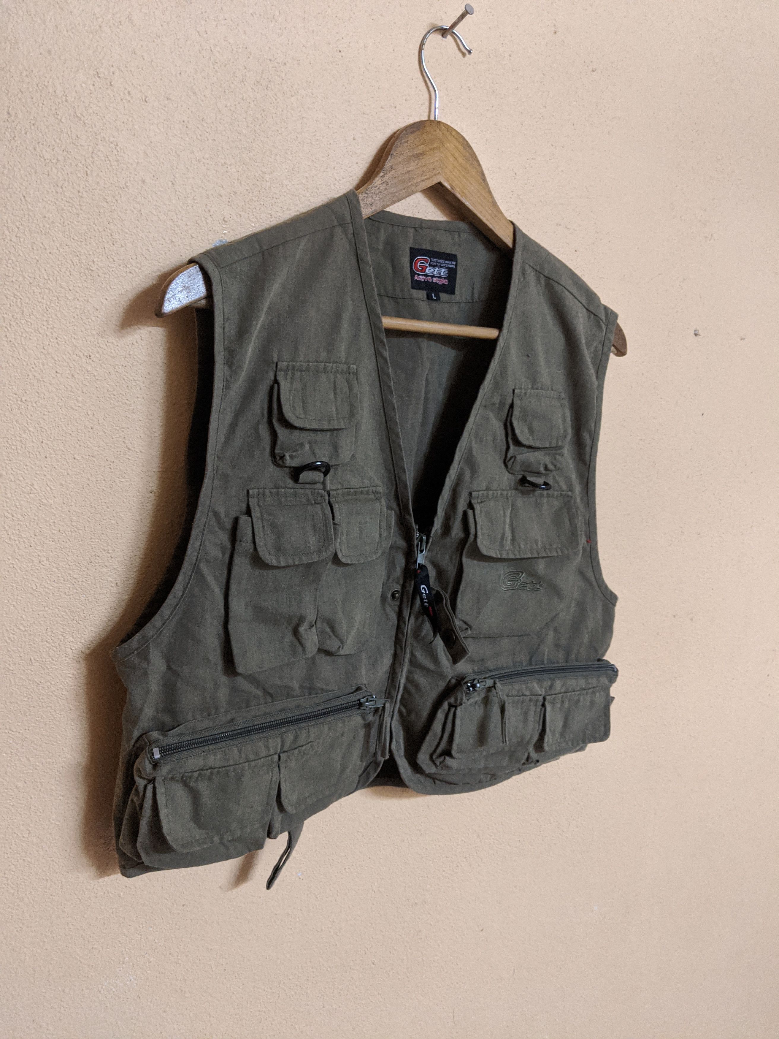 Japanese Brand × Vintage RARE VINTAGE TACTICAL MILITARY GOTH VEST JACKET FISHING Size US M / EU 48-50 / 2 - 8 Thumbnail