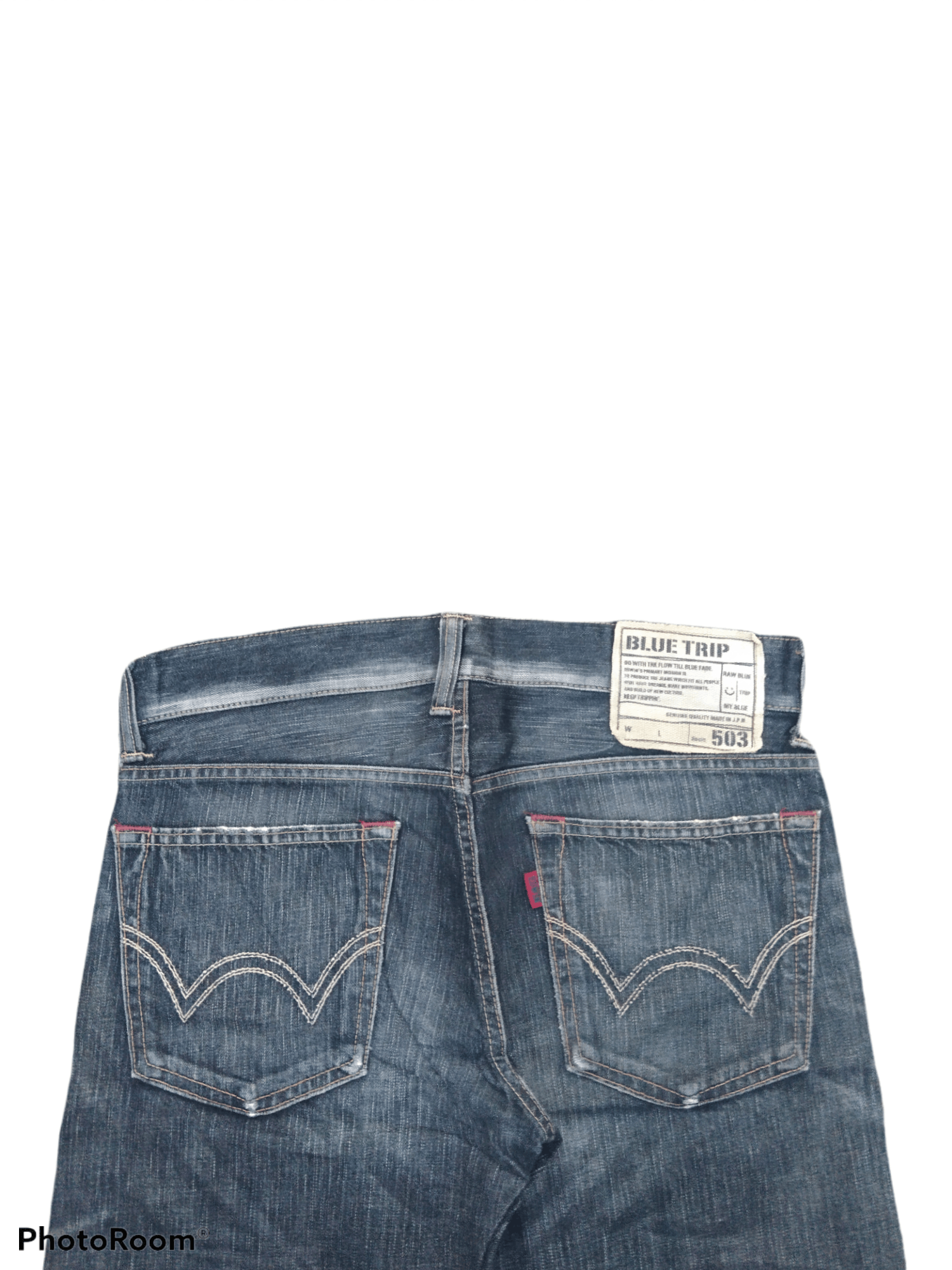 Other MADE IN JAPAN WASHED BLACK DISTRESSED EDWIN 503 DENIM PANTS Size US 33 - 4 Thumbnail