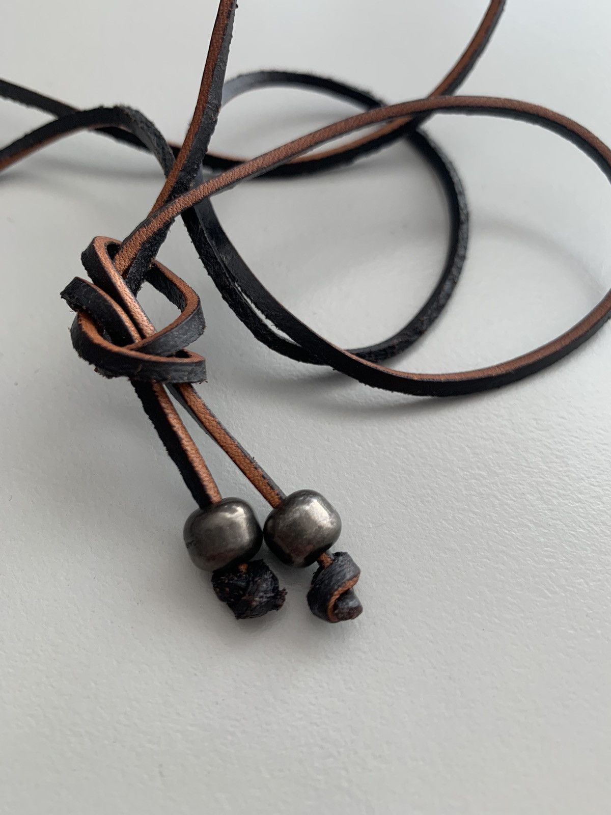 Saint Laurent Paris Saint Laurent ss15 psych rock leather/stone necklace Size ONE SIZE - 5 Thumbnail