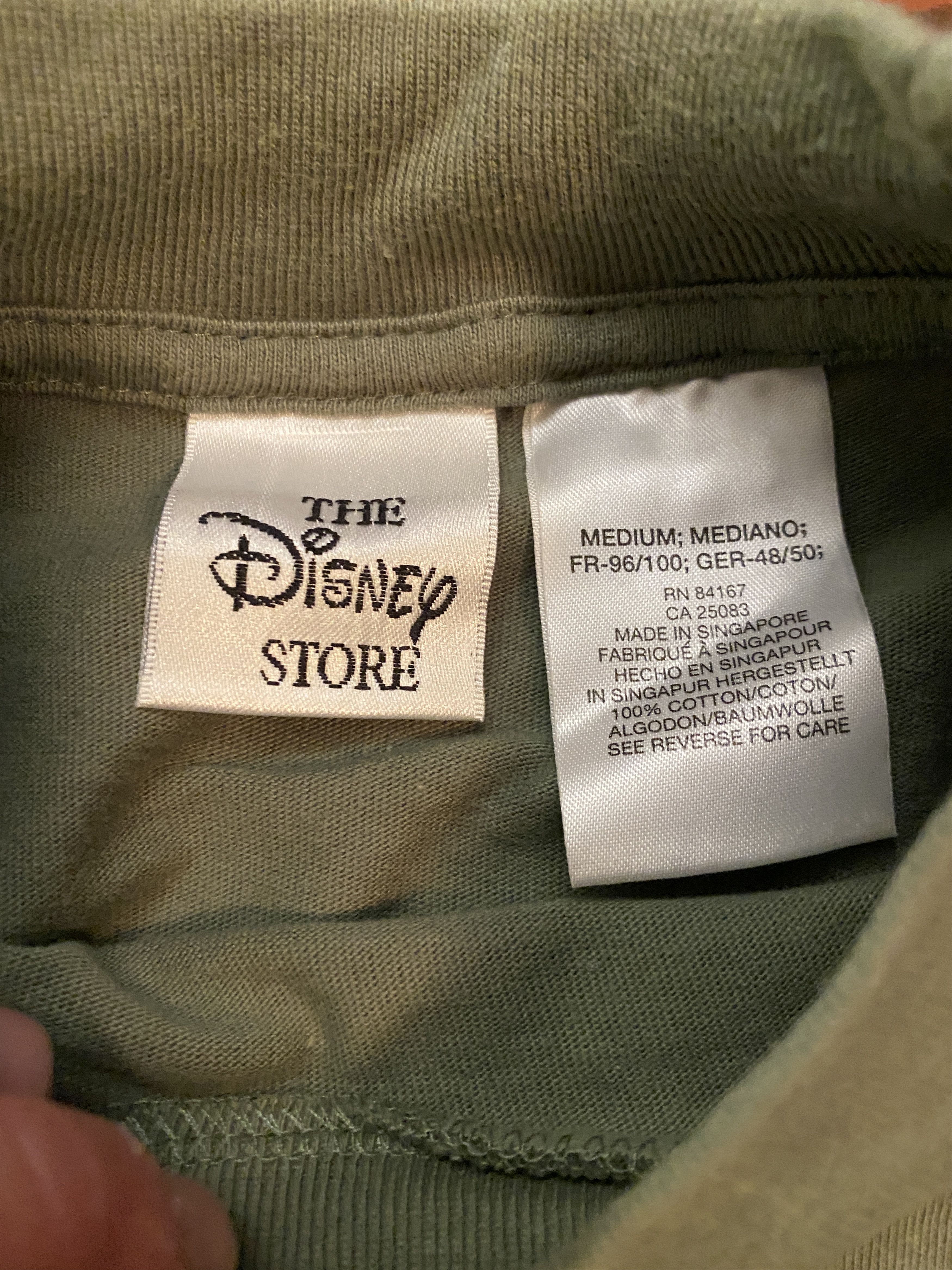 Disney Vintage 90's Pocahontas Meeko Racoon Embroidered Disney Tee Size US M / EU 48-50 / 2 - 6 Thumbnail
