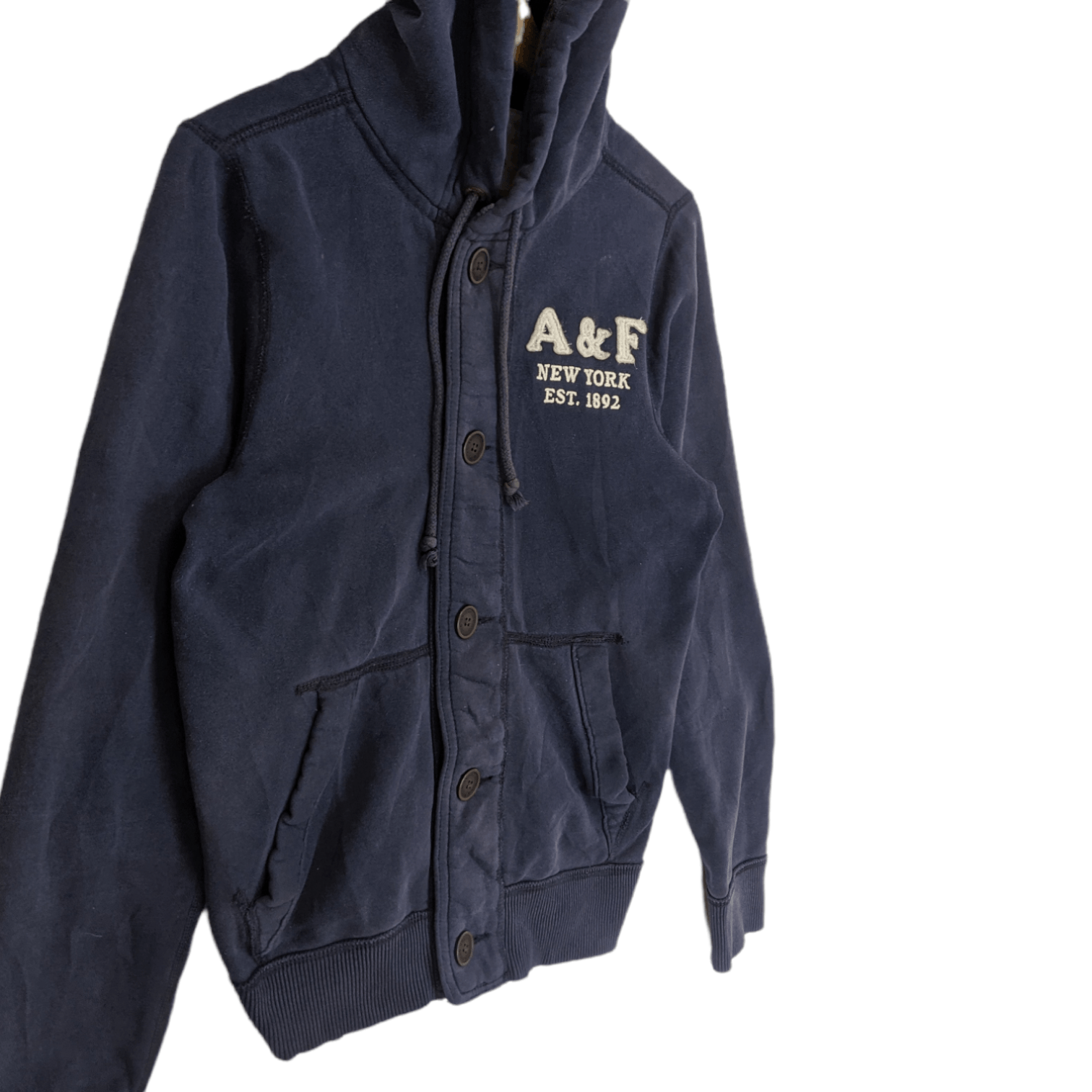 Abercrombie & Fitch ABERCROMBIE & FITCH Button Up Jacket Hoodie Size US M / EU 48-50 / 2 - 3 Thumbnail
