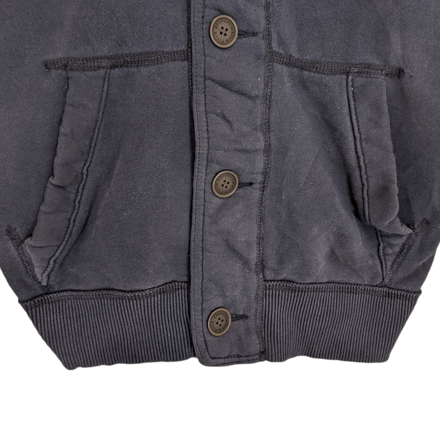 Abercrombie & Fitch ABERCROMBIE & FITCH Button Up Jacket Hoodie Size US M / EU 48-50 / 2 - 5 Thumbnail