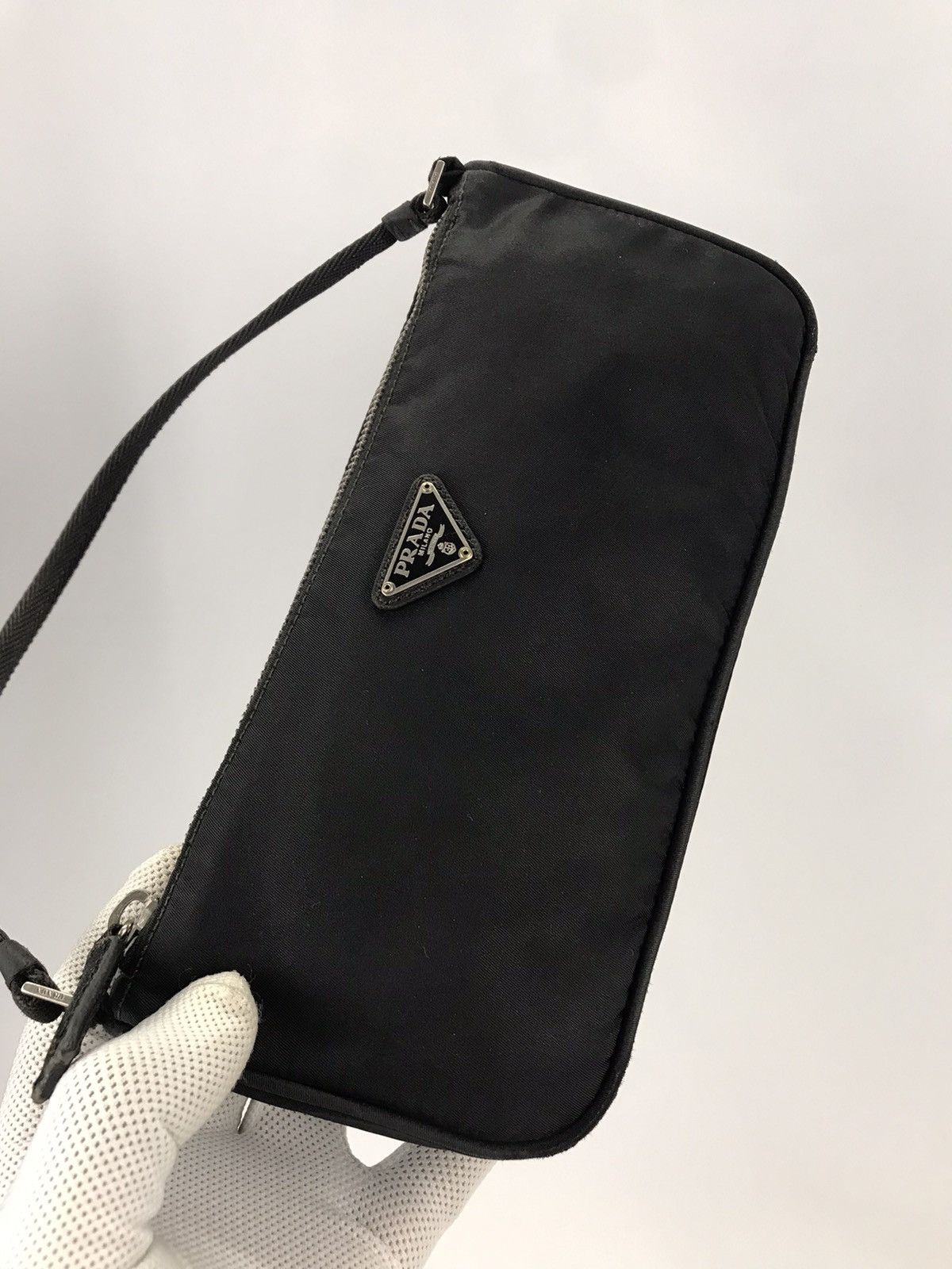 Prada vintage Prada Nylon Tesutto Pochette Handcary Size ONE SIZE - 6 Thumbnail