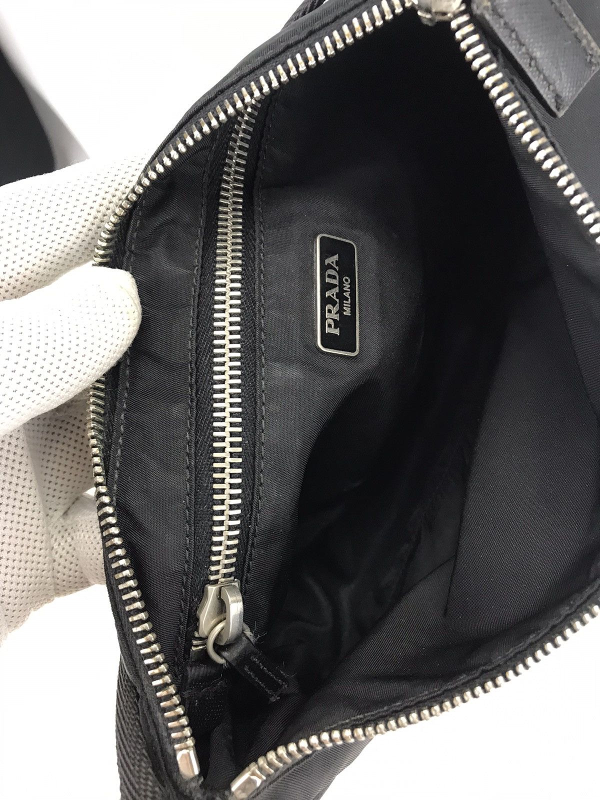 Prada vintage Prada Nylon Tesutto Pochette Handcary Size ONE SIZE - 19 Thumbnail