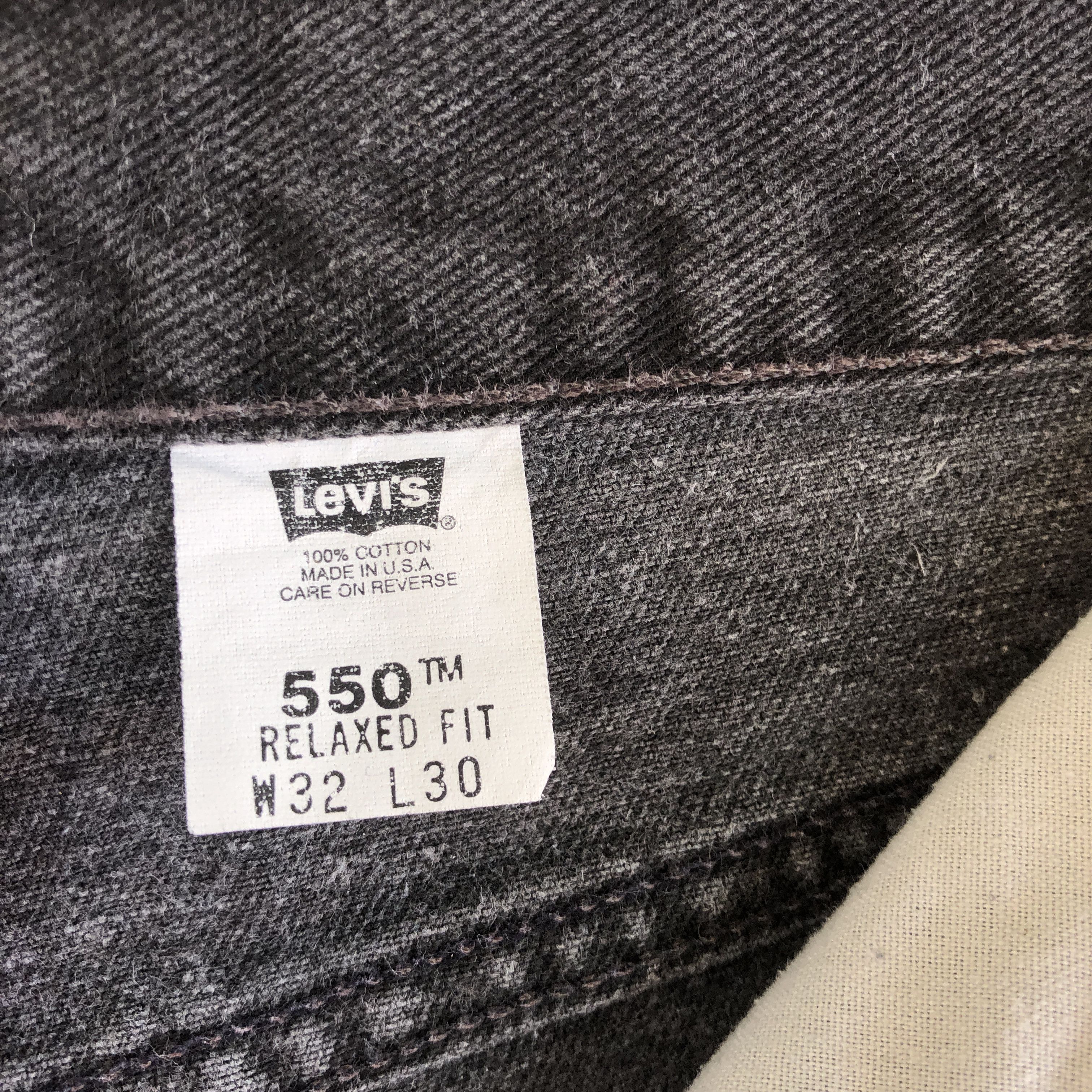 Levi's Vintage Levis 550 Faded Black Jeans Levis Light Wash Denim Size 28" / US 6 / IT 42 - 10 Thumbnail