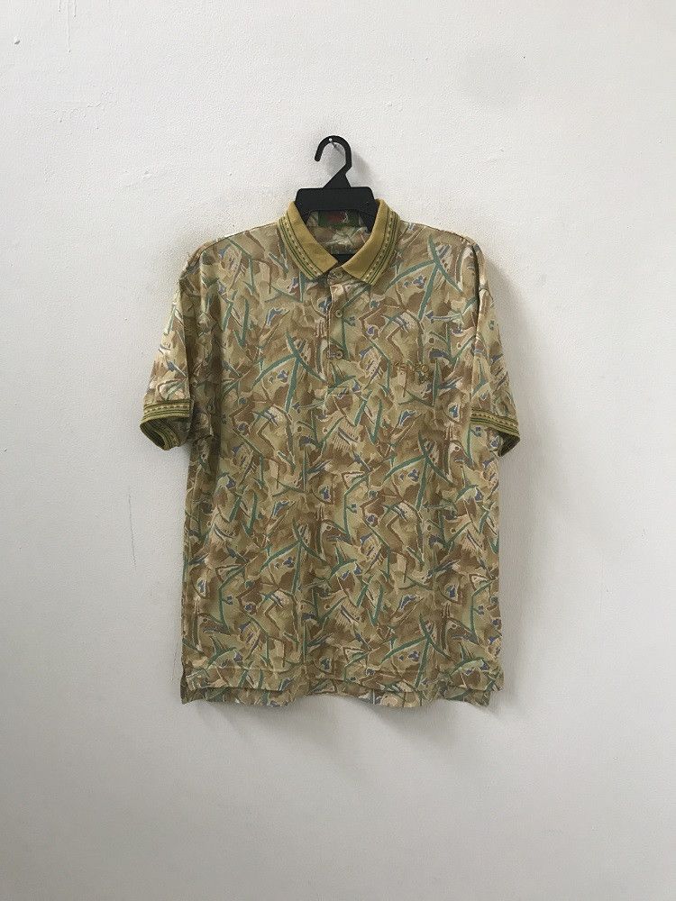 Kenzo Kenzo Paris Golf Abstract Floral Polo Shirt Size US L / EU 52-54 / 3 - 2 Thumbnail
