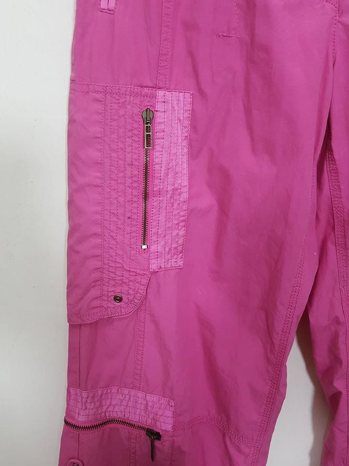 Designer England Designer Karen Miller Parachute Cargo Zipper Pant Size US 29 - 6 Thumbnail