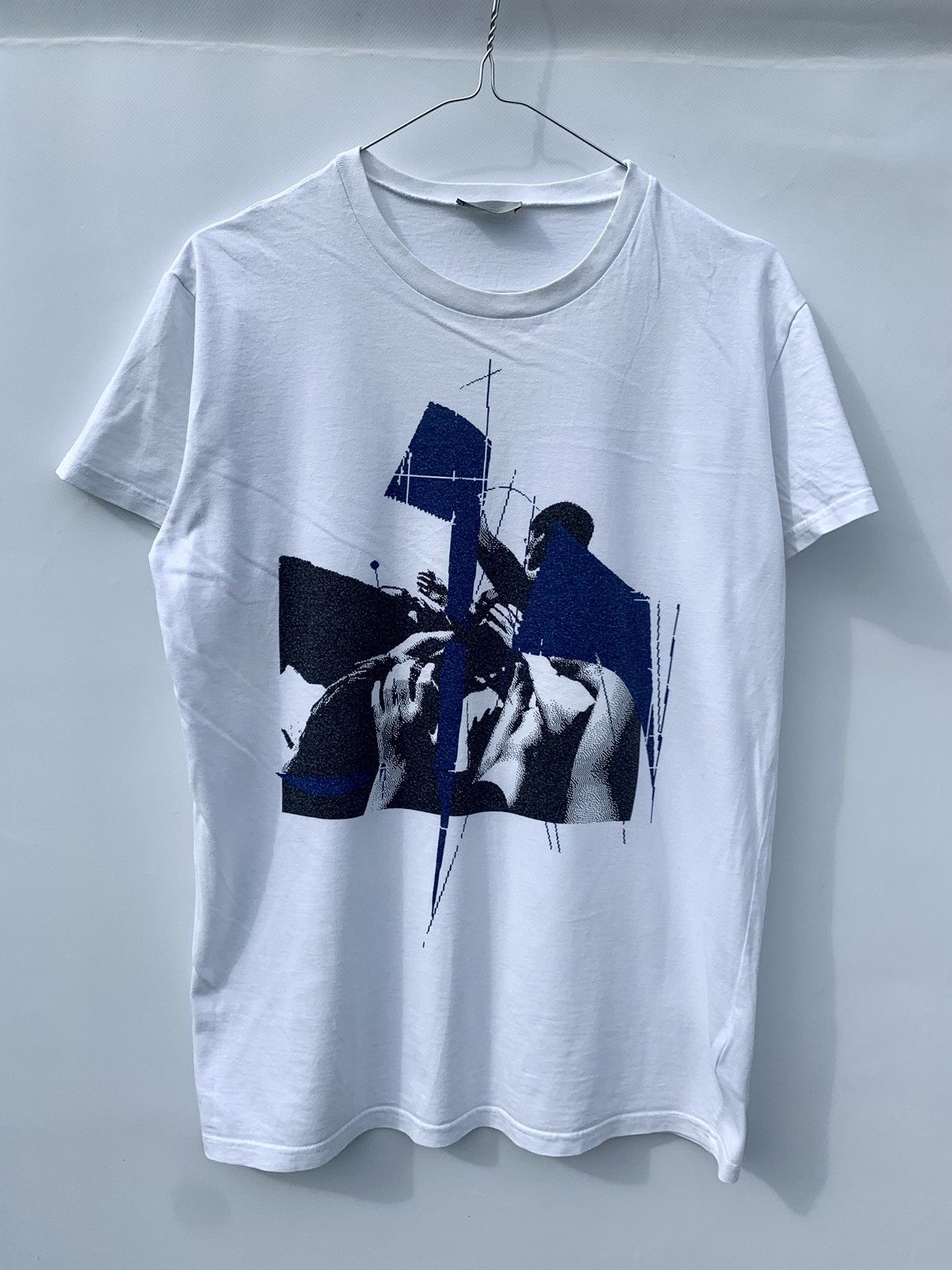 トップス 10ss diorhomme avoid people tee Dior Dior Homme Light Blue 