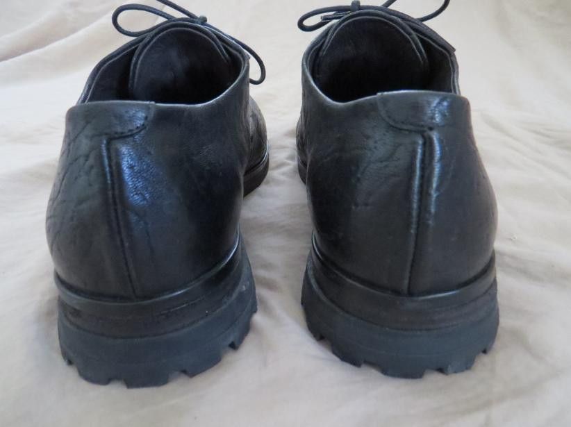 Marsell Bison Leather Derby Shoes Black size 43 Italy Size US 10 / EU 43 - 5 Thumbnail